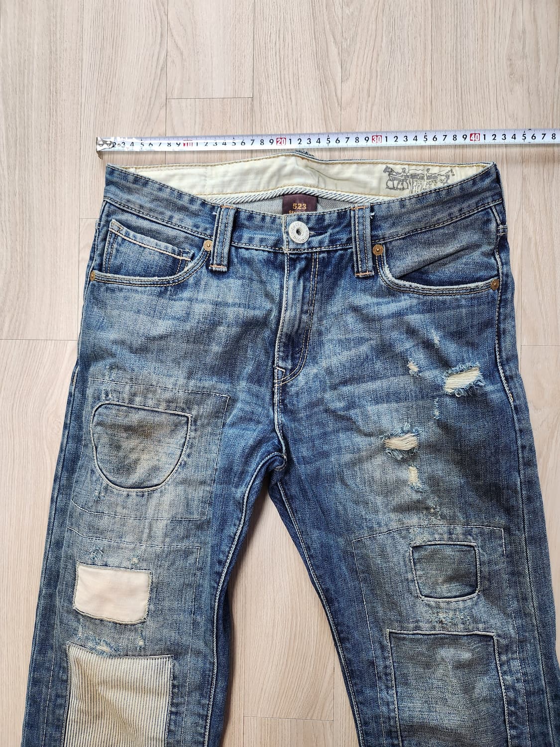 리바이스 523 워싱패치정바지(32 상품이미지4