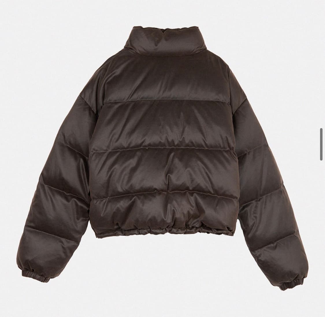 LE 르 브라운 크랙 페이크 레더 하이넥 다운 패딩 점퍼 F 상품이미지6