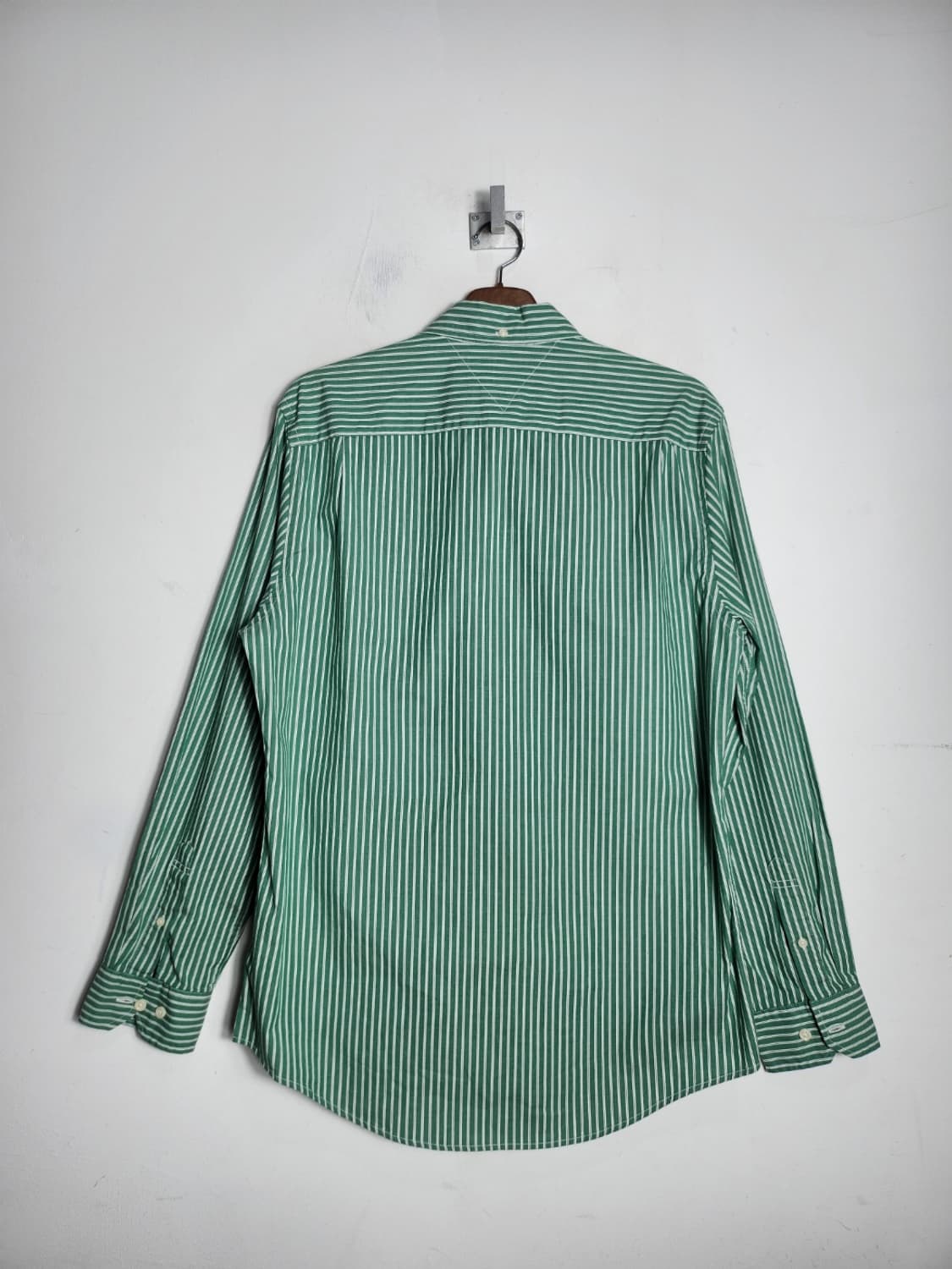 타미힐피거 그린 스트라이프 셔츠 상품이미지6