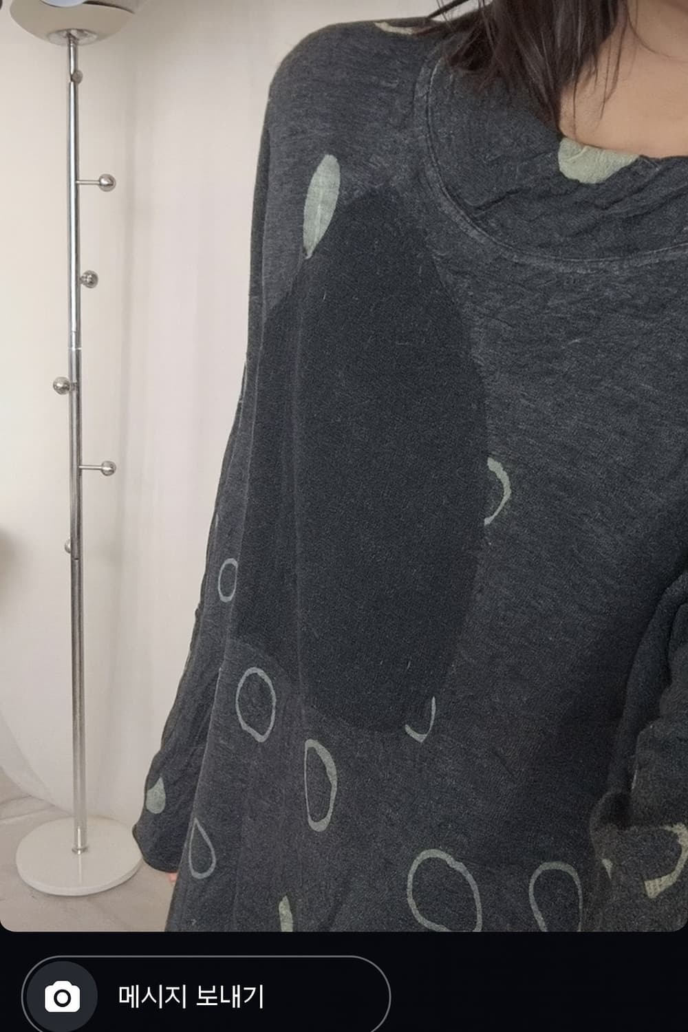 Tb 도트 니트 티셔츠 상품이미지1