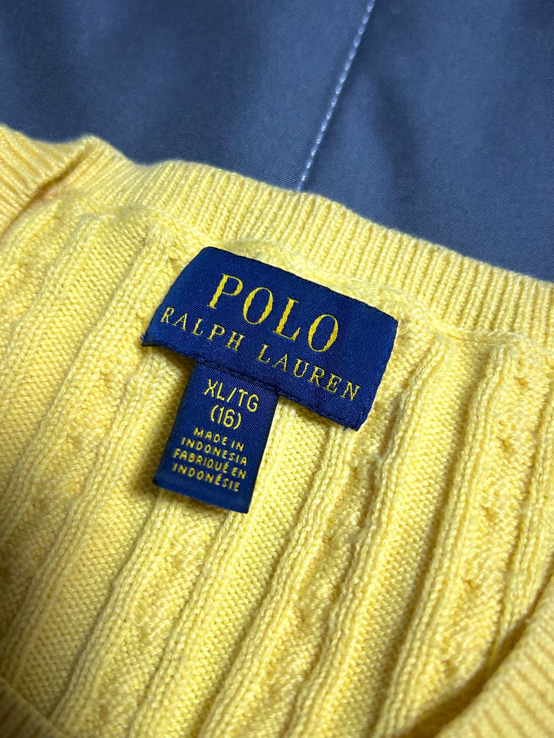 폴로 걸즈 가디건 XL 상품이미지2