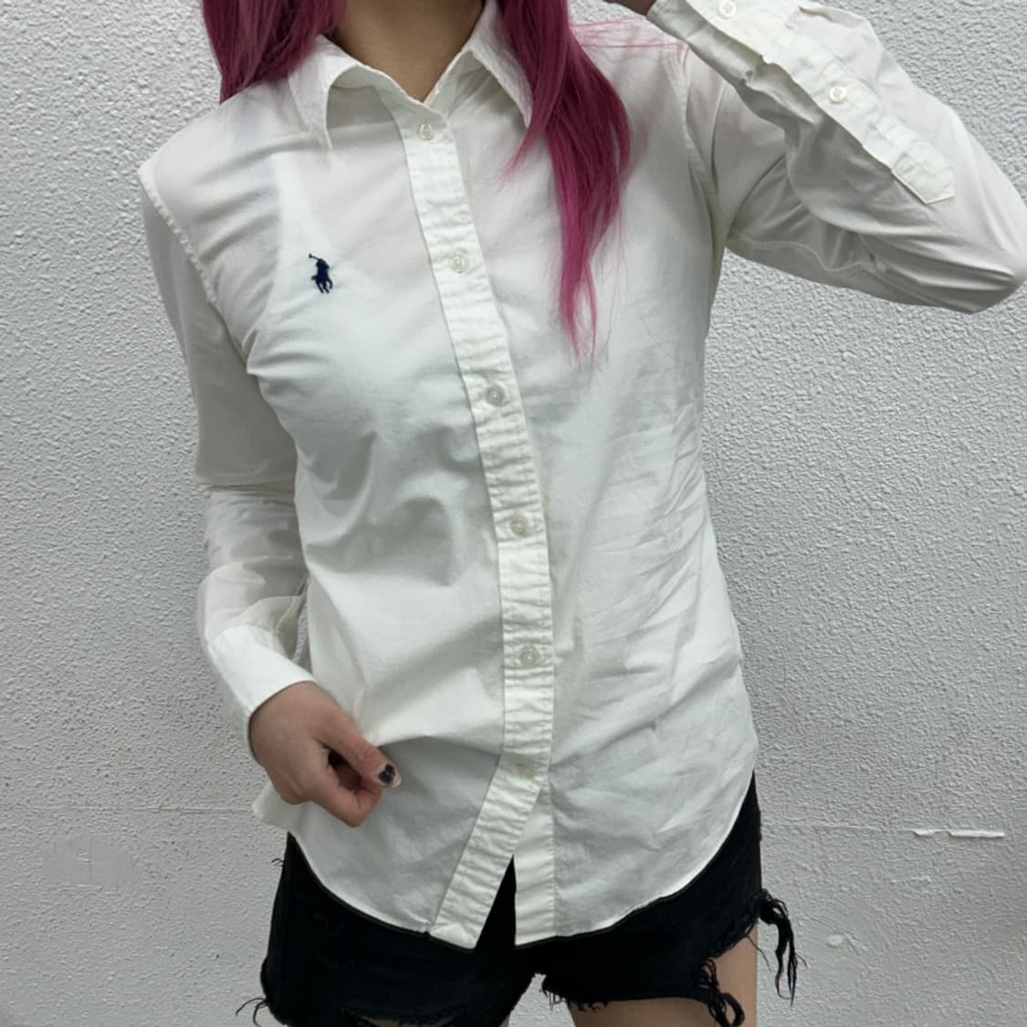 폴로 랄프로렌 네이비포니 화이트 셔츠 4 상품이미지1