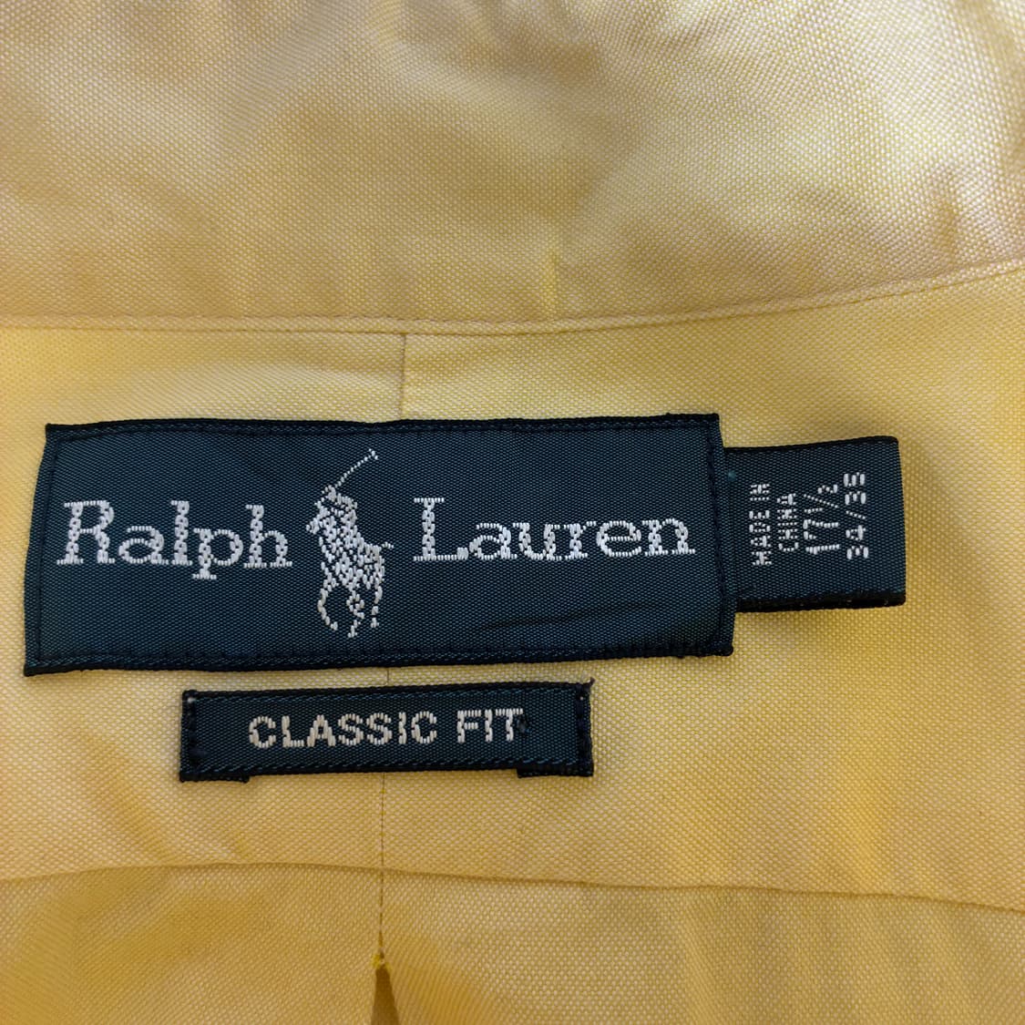 Polo  폴로 랄프로렌 자수 코튼 옐로우 옥스퍼드 셔츠  상품이미지4