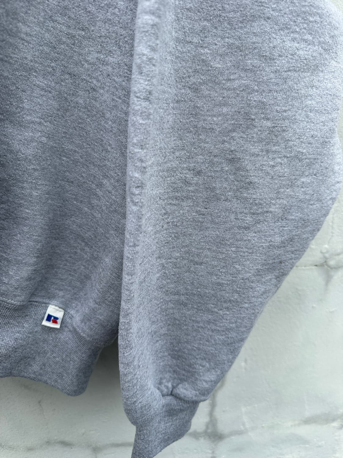 [XL-2XL] 러셀 컬러지 그레이 맨투맨 상품이미지4