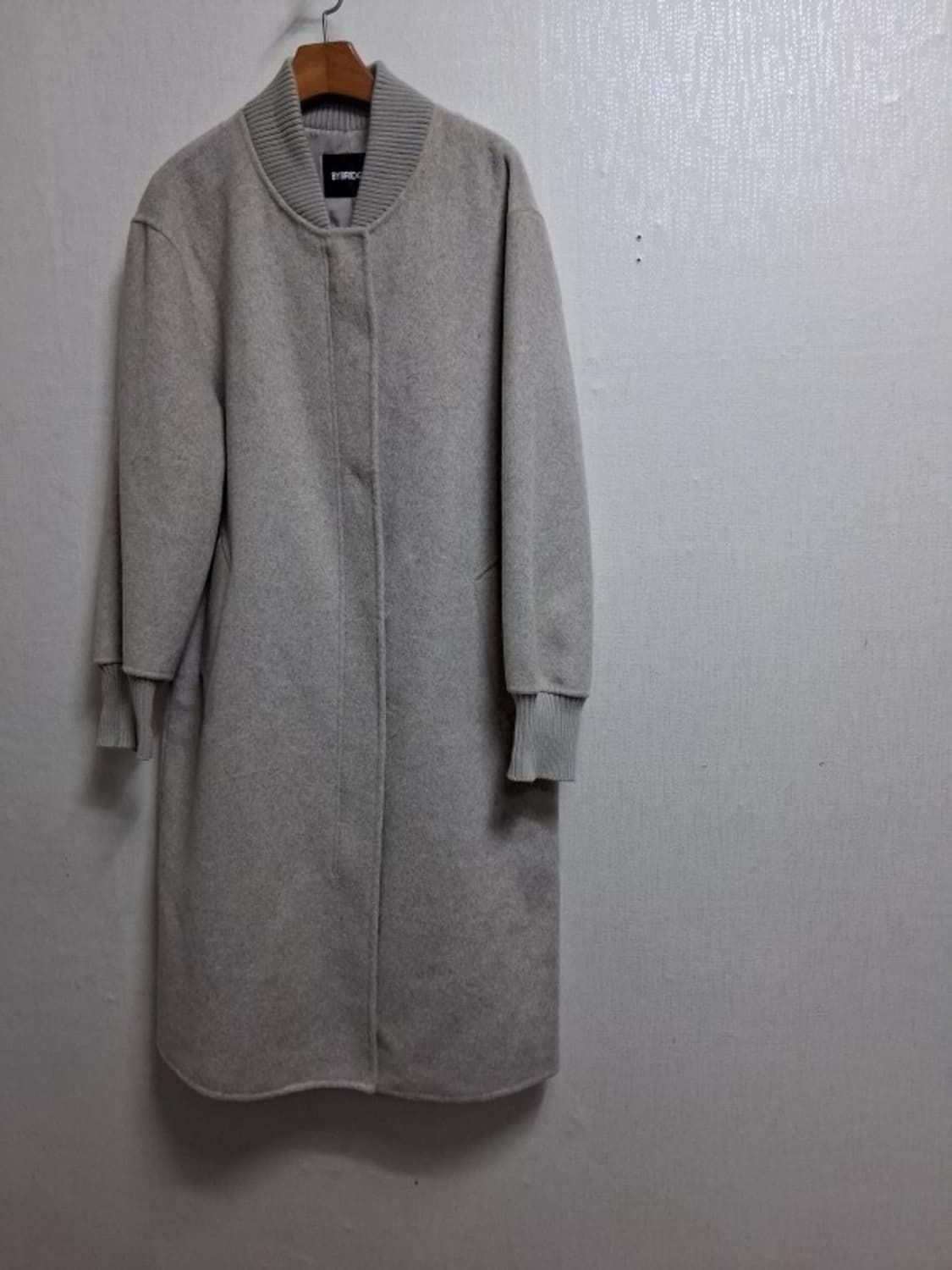 BY BRIDG IT 퀄리티좋은 연베이지 핸드메이드 울코트 라운드 556 상품이미지1