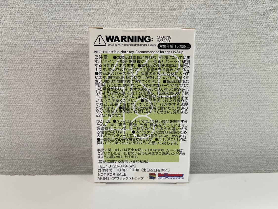 AKB48 x 베어브릭 100% 17번 사야카 아키모토 상품이미지4
