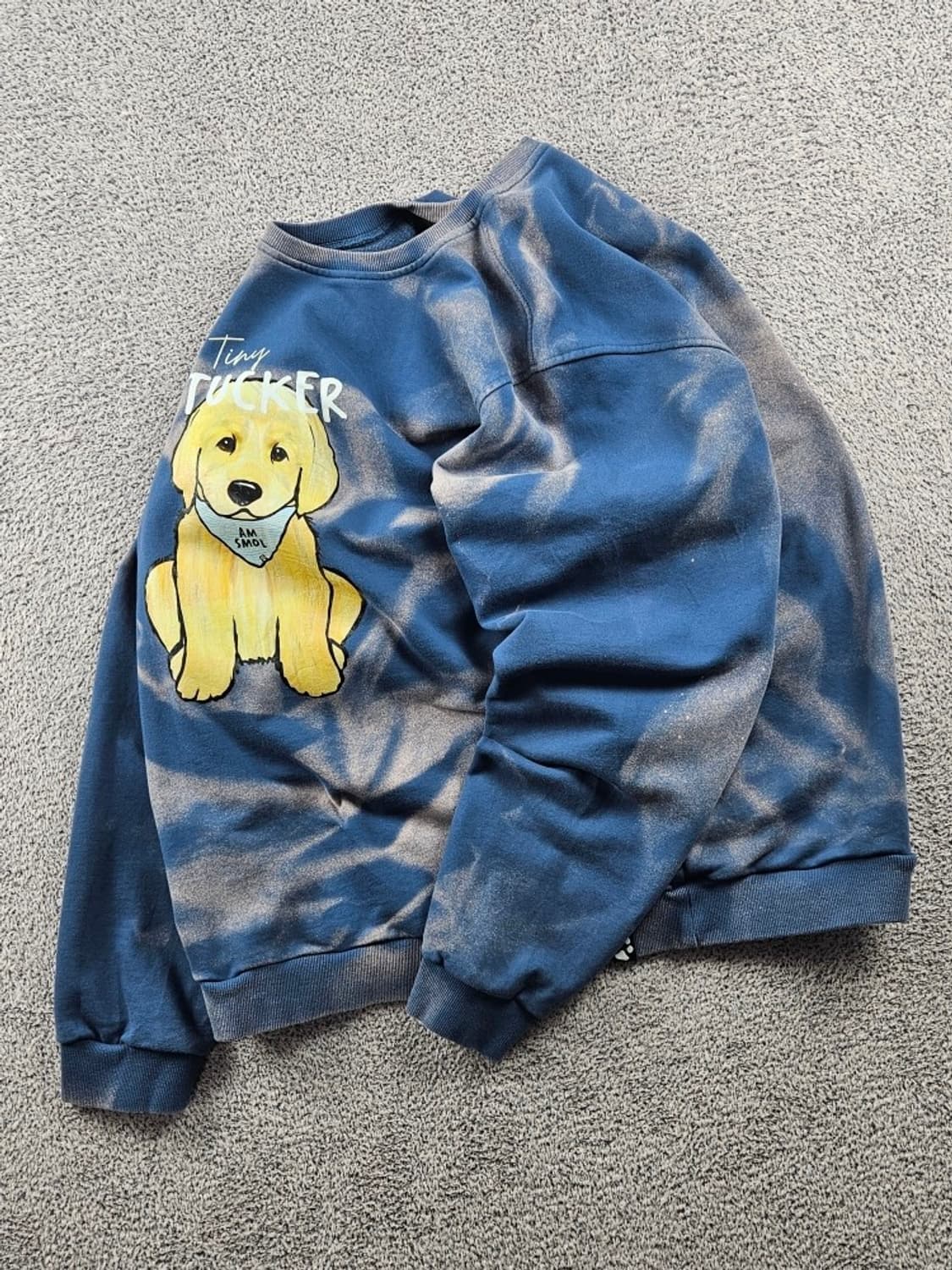 터커 버진 다잉 워시드 커스텀 맨투맨 스웻 셔츠 ( 3XL )/10954 상품이미지3