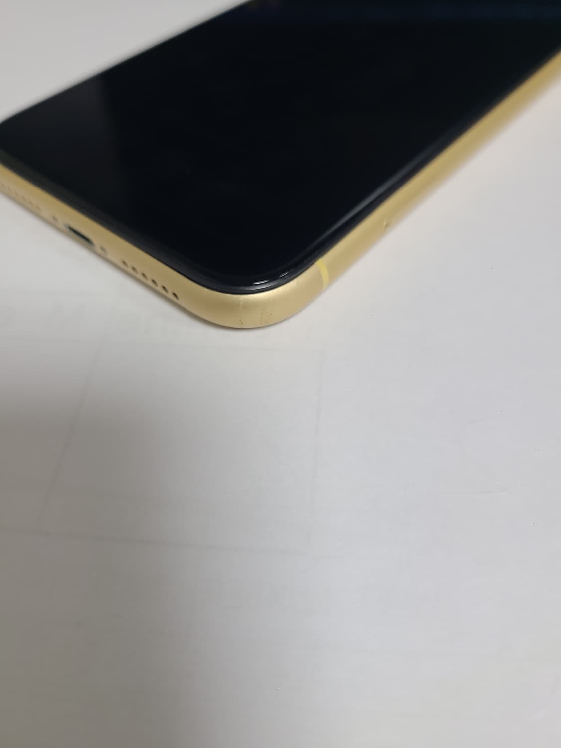 아이폰 xr 엘로우 배터리100 한국판 상품이미지8