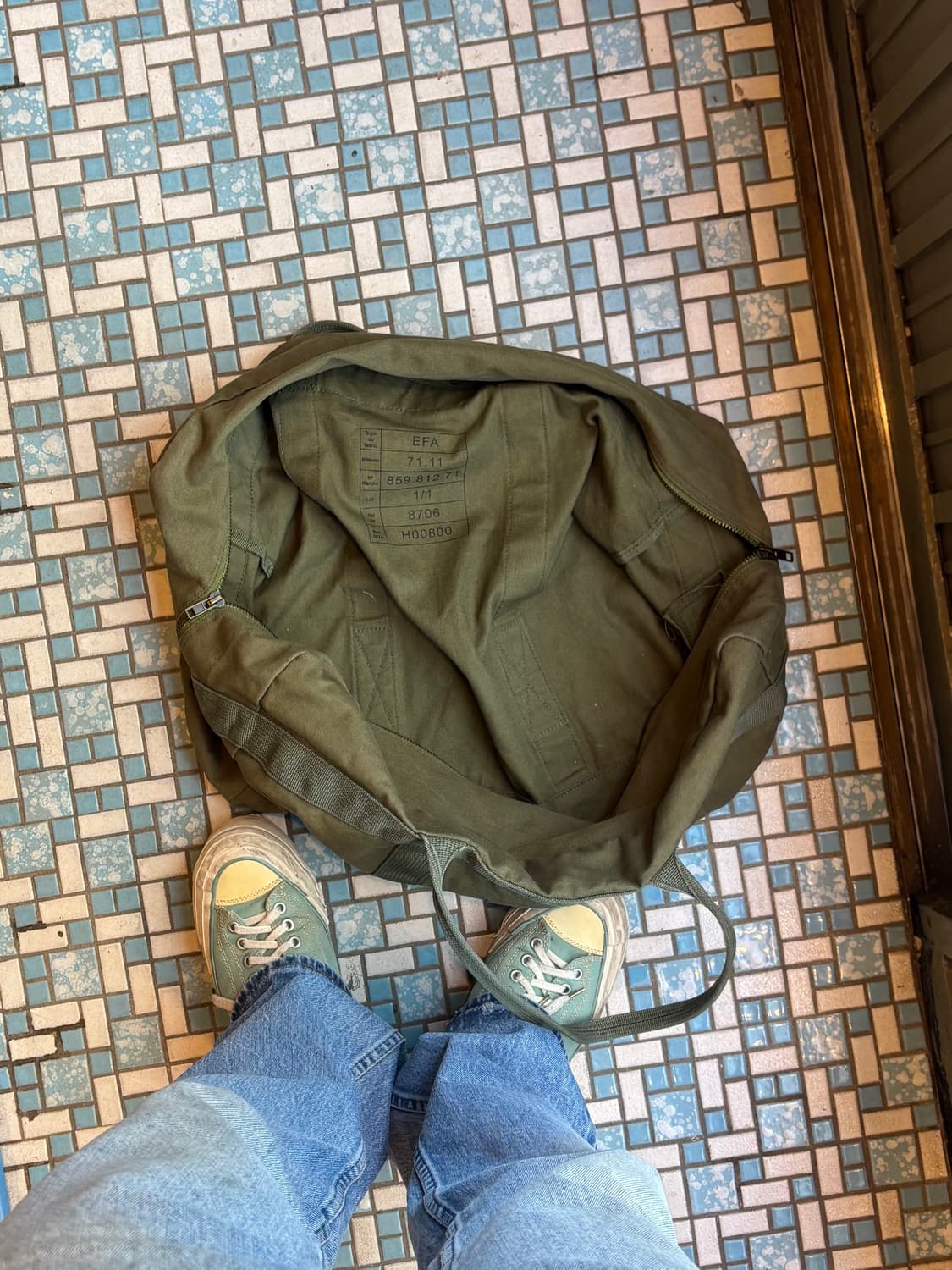 70s–80s French Military Canvas Bag 상품이미지4