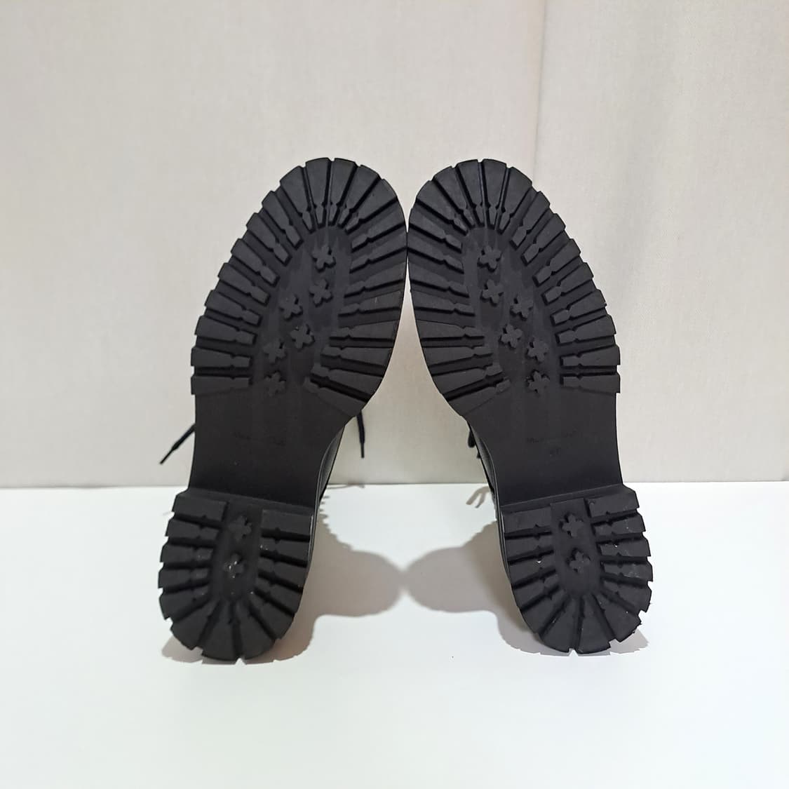 (택포) 마시모두띠 가죽 블랙 워커 265 B781 상품이미지7