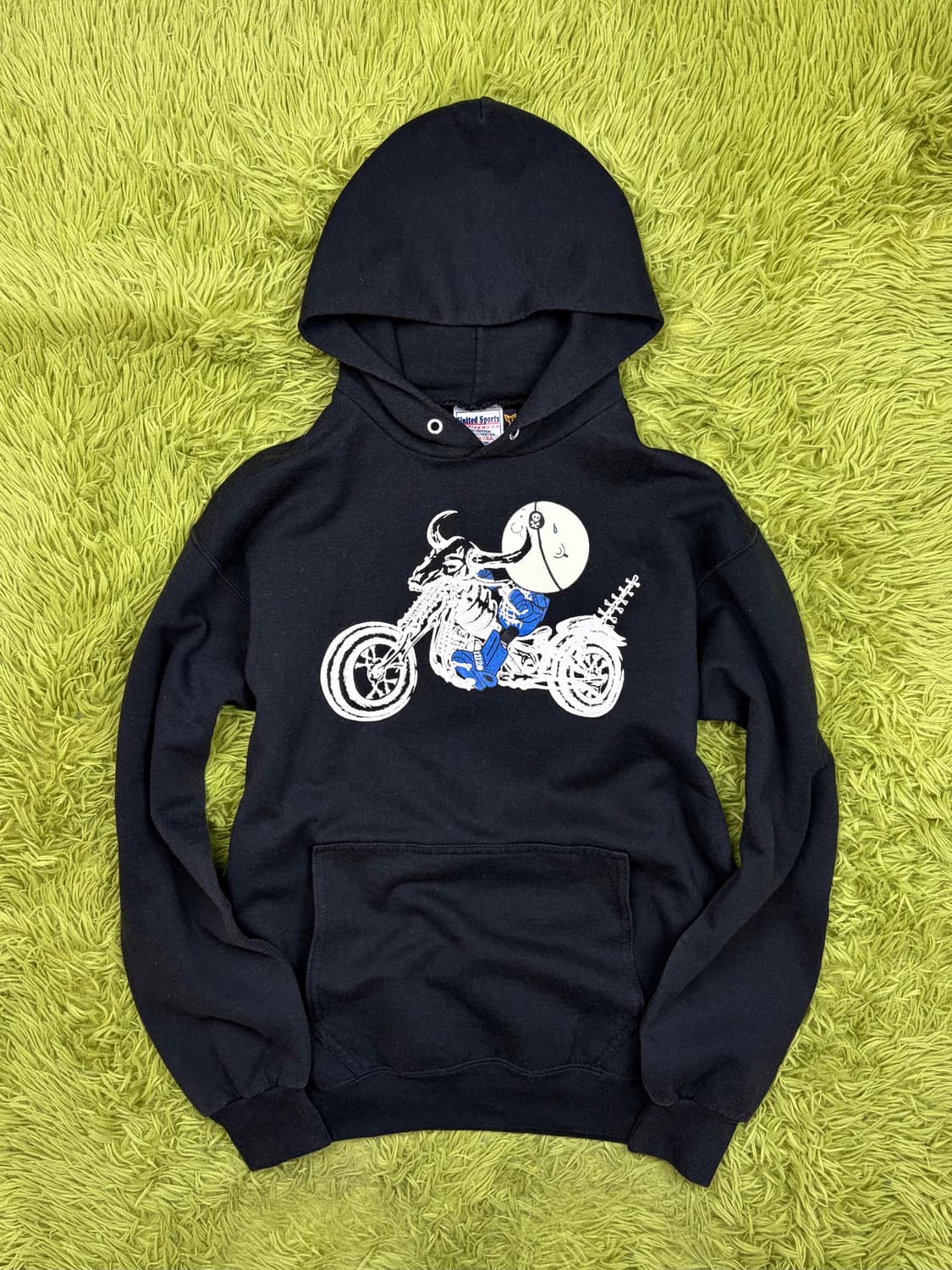 20471120 'HYOMA' 프린티드 풀오버 스웻 후디 (1990s) 상품이미지2