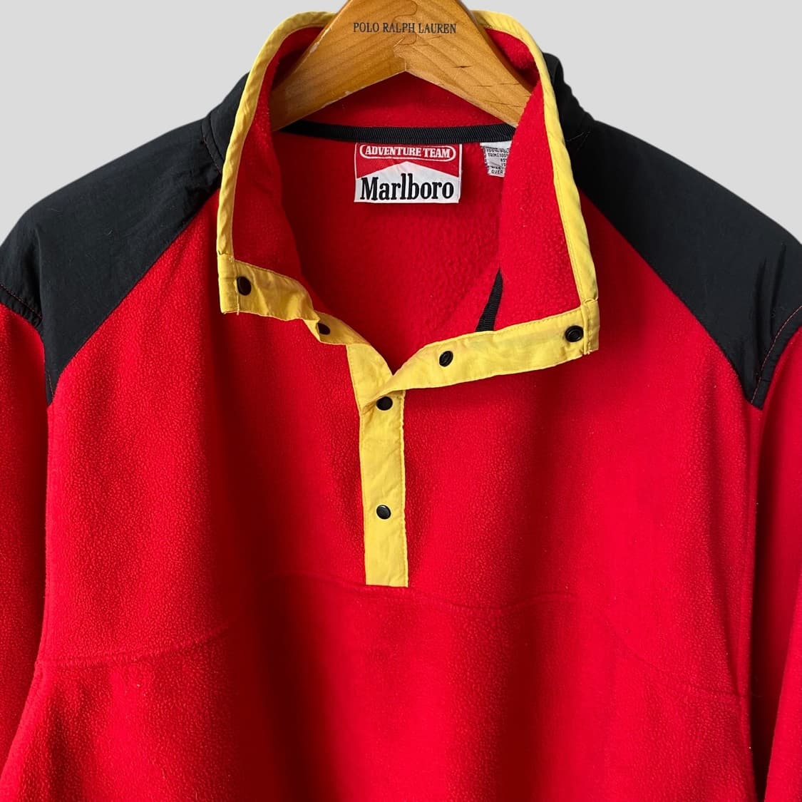 (L)90s Marlboro 말보로 후리스 스냅 풀오버 상품이미지2
