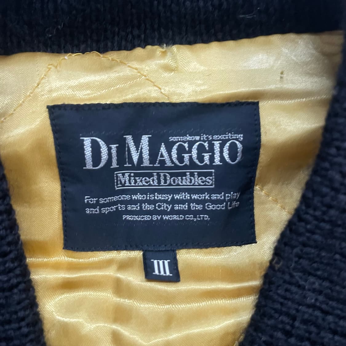 Dimaggio jpn 일본 빈티지 스웨트 니트 자켓 상품이미지6