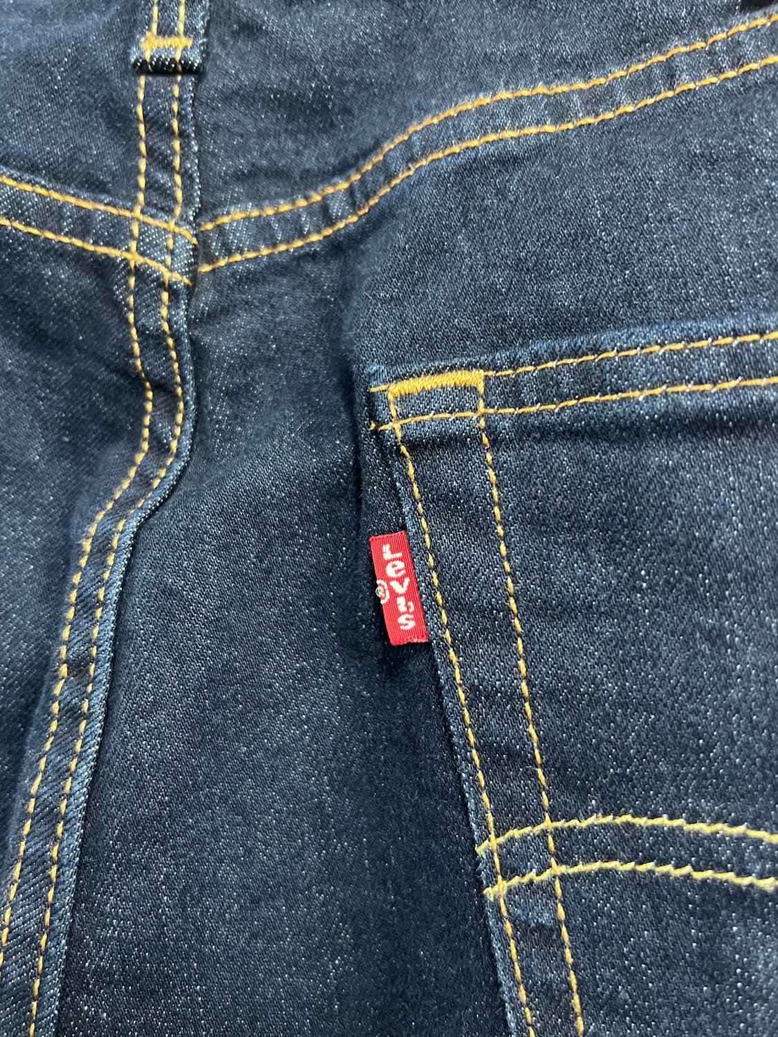 Levis 리바이스 505 레귤러 스트레이트 인디고 생지 데님 팬츠 상품이미지4
