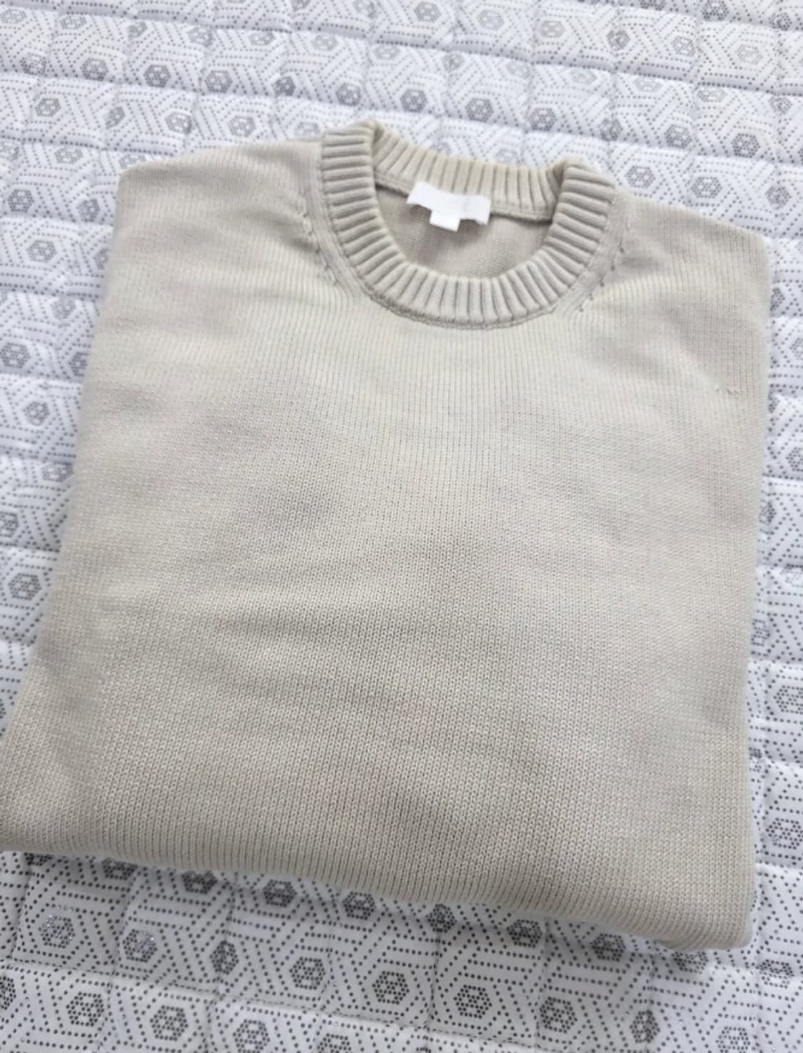 COS 코스 베이지 라운드넥 니트 95 상품이미지2