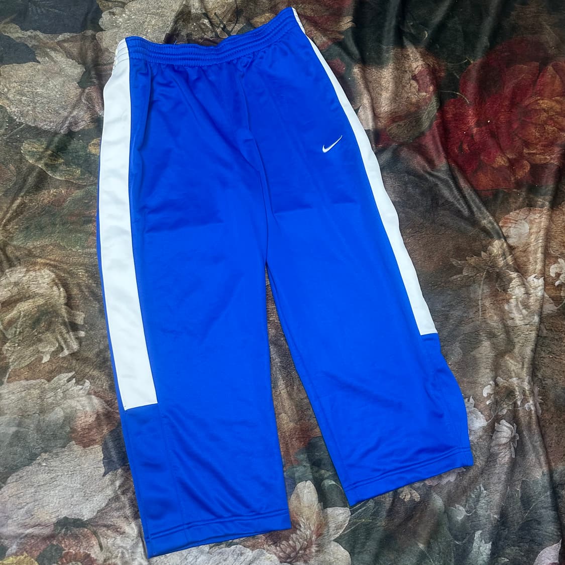 나이키 드라이핏 사이드버튼 블루와이드트랙팬츠 XL 상품이미지1