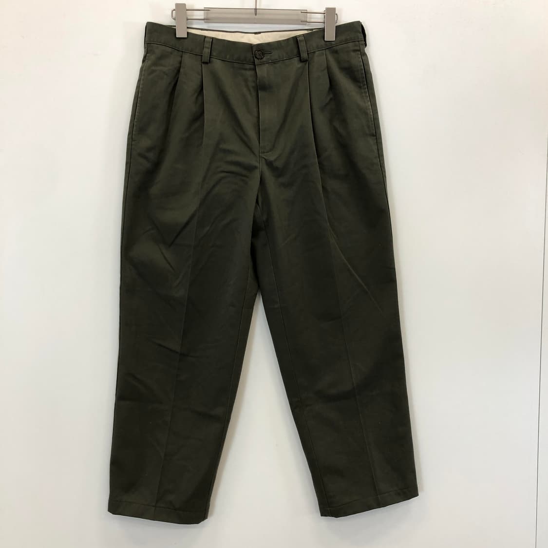 90s L.L.Bean 엘엘빈 원턱 내츄럴 벌룬 치노팬츠 32 인치 상품이미지1