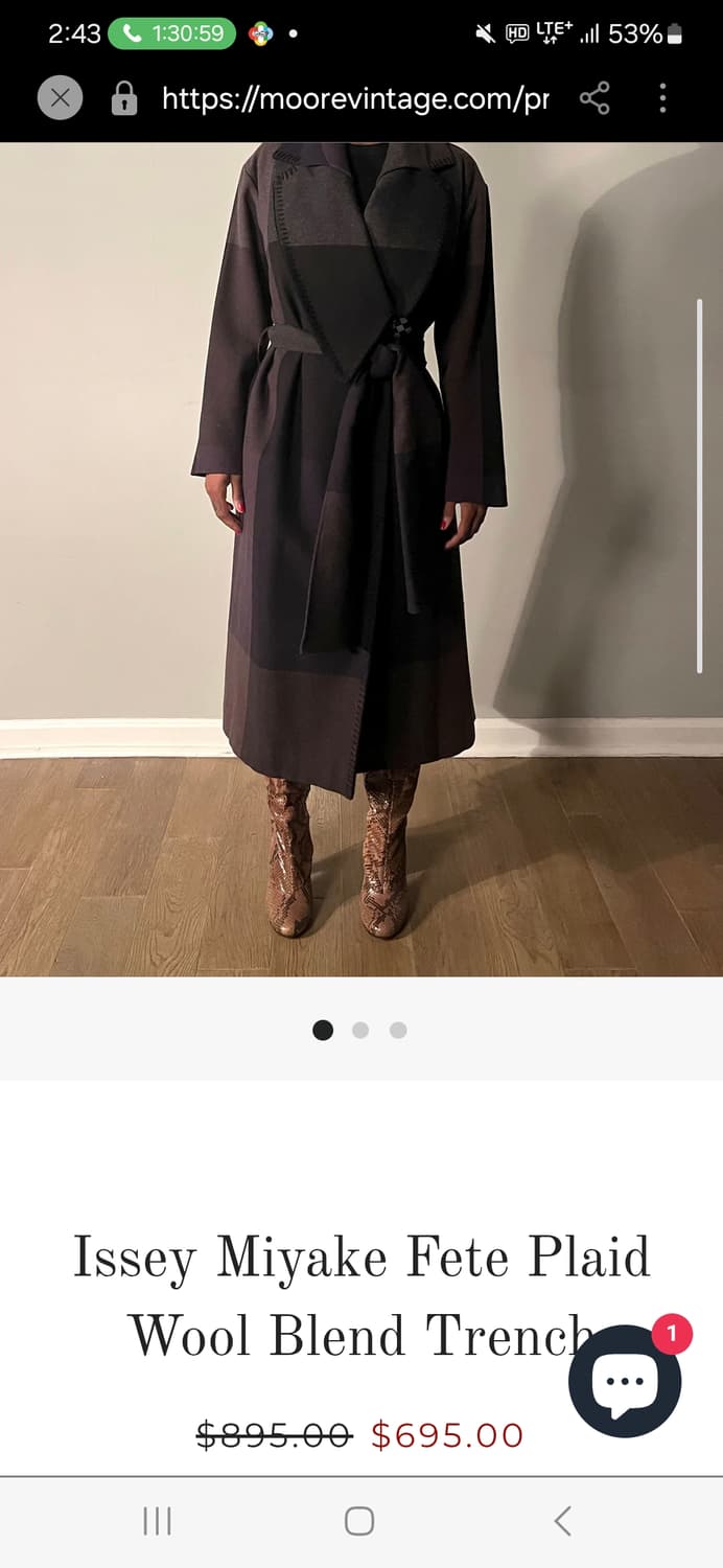 이세이미야케 롱코트  상품이미지2