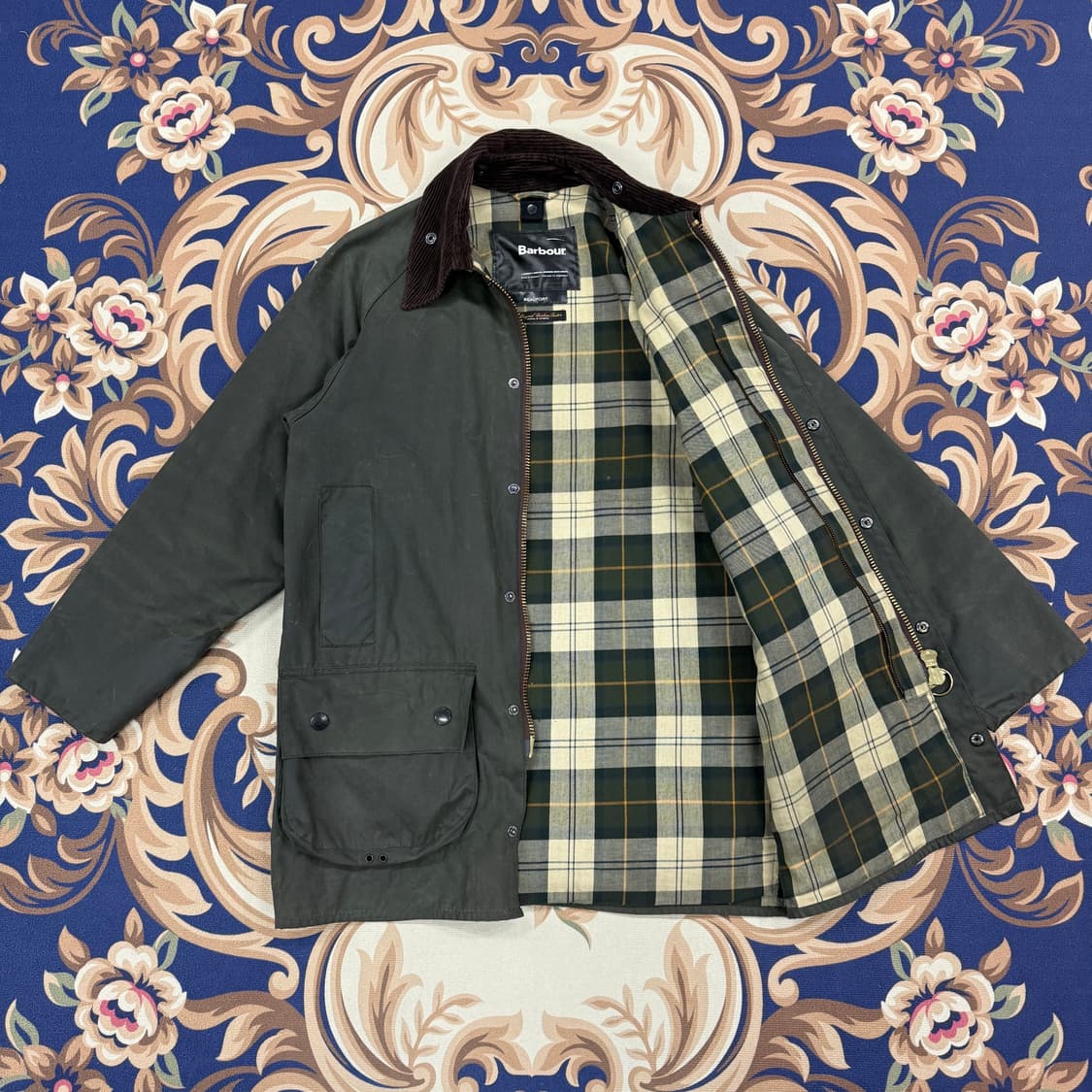 (M)바버 Barbour 뷰포트 왁스자켓(올리브) 상품이미지3