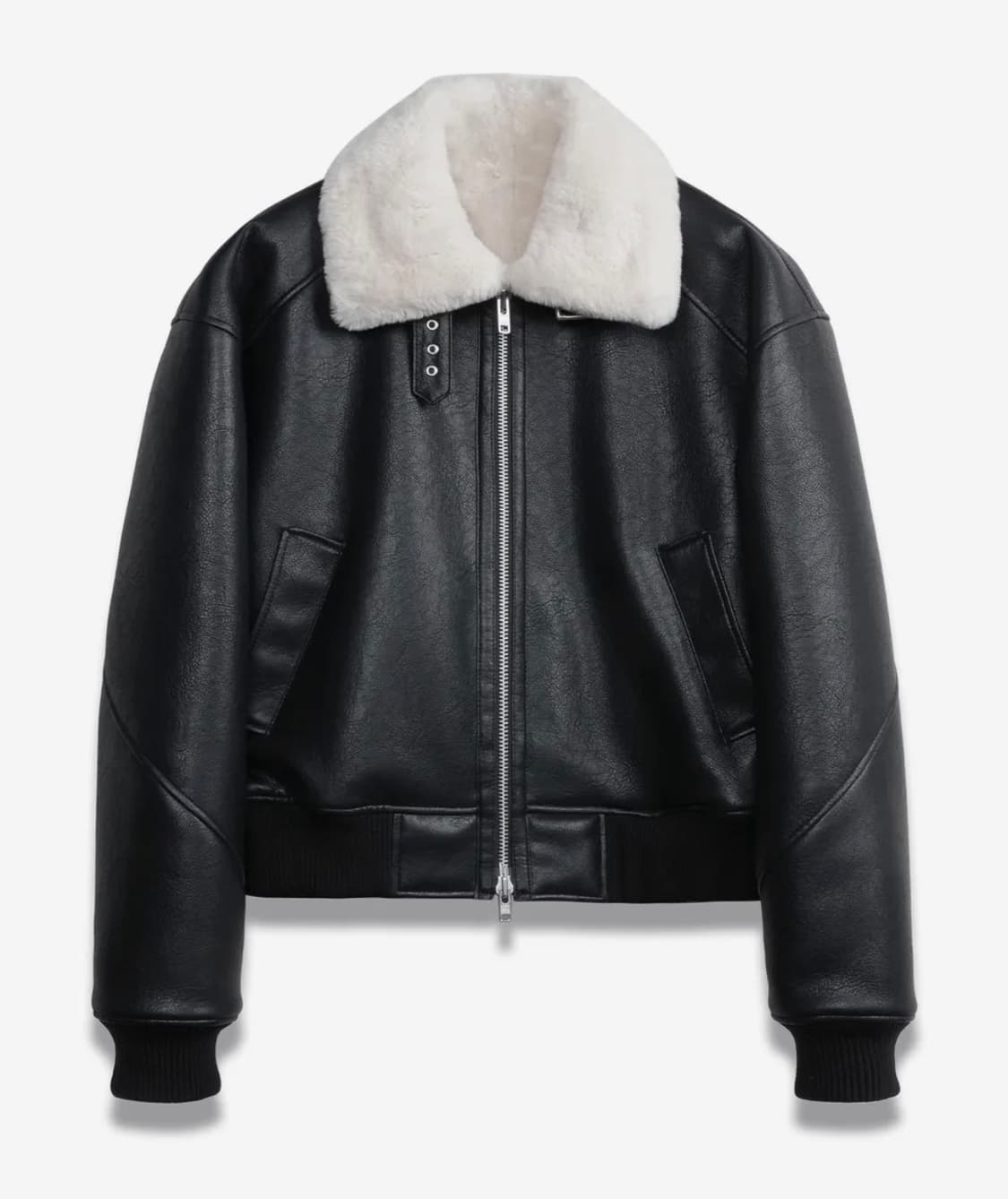 (새상품/XL) 도프제이슨 크리즈 빈티지 무톤 봄버 CREAM 상품이미지1