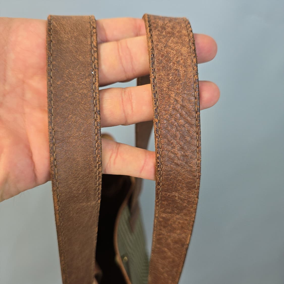여성 폴로 랄프로렌 Polo 체크 캔버스 숄더백 상품이미지6