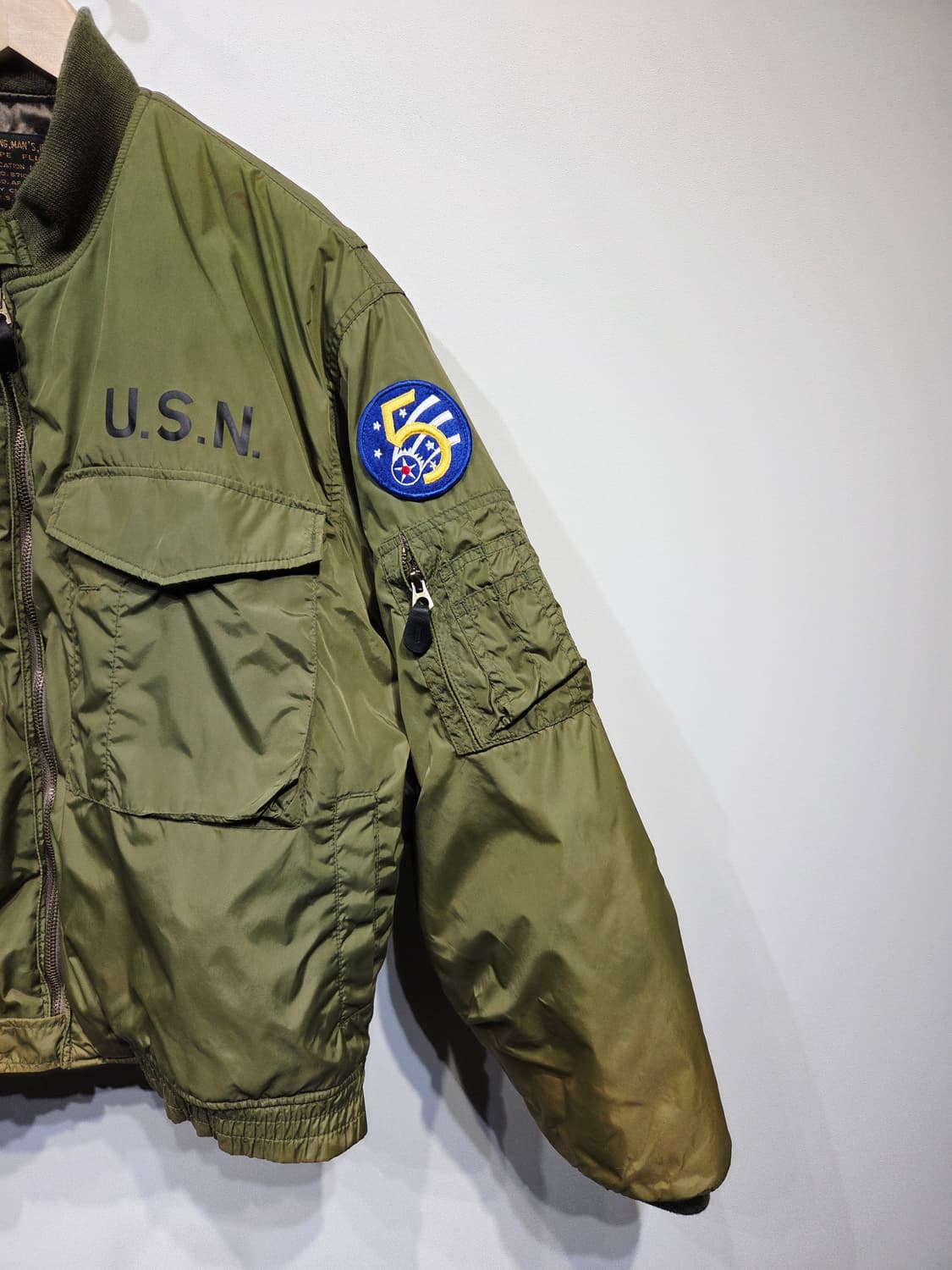 U.S.N. 빈티지 G-8 항공 야상 점퍼_M 상품이미지4