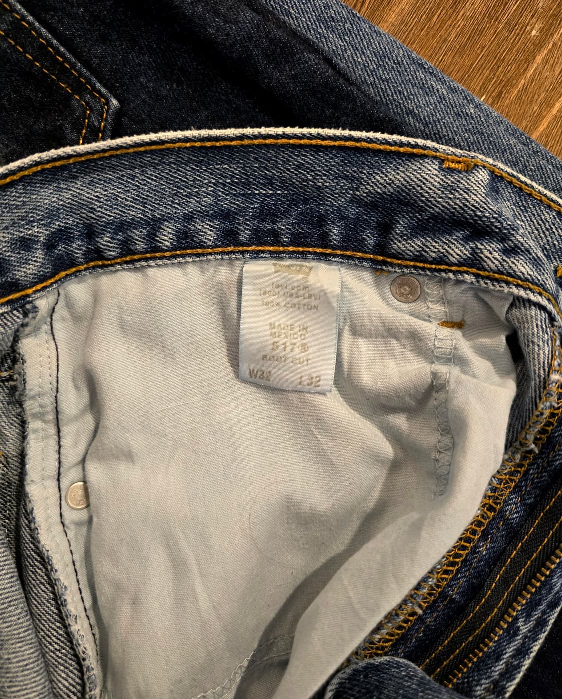 Levis 517 Mexico 라이트 블루 (리바이스 부츠컷) 상품이미지5