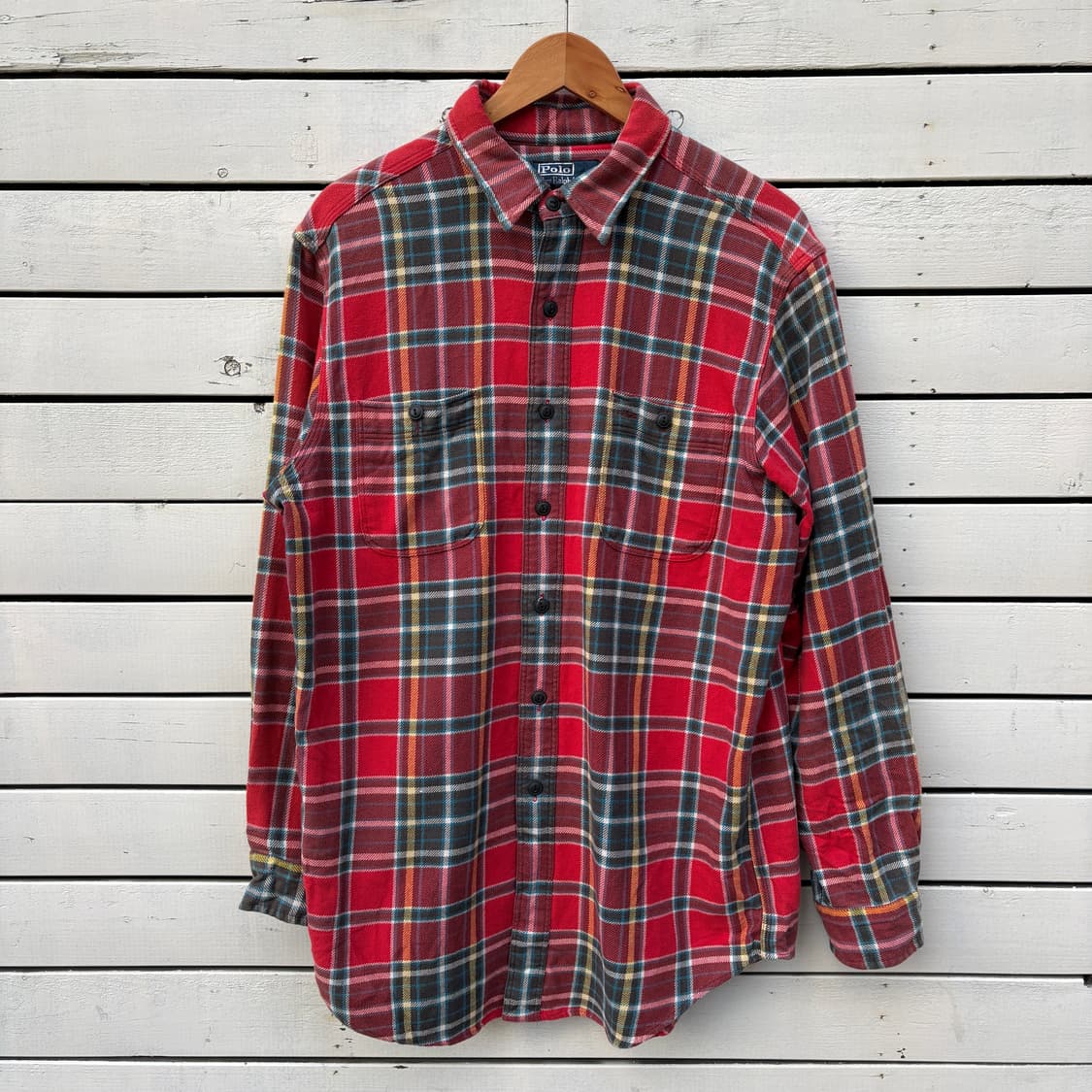 Polo 폴로 플란넬 체크 셔츠 상품이미지1