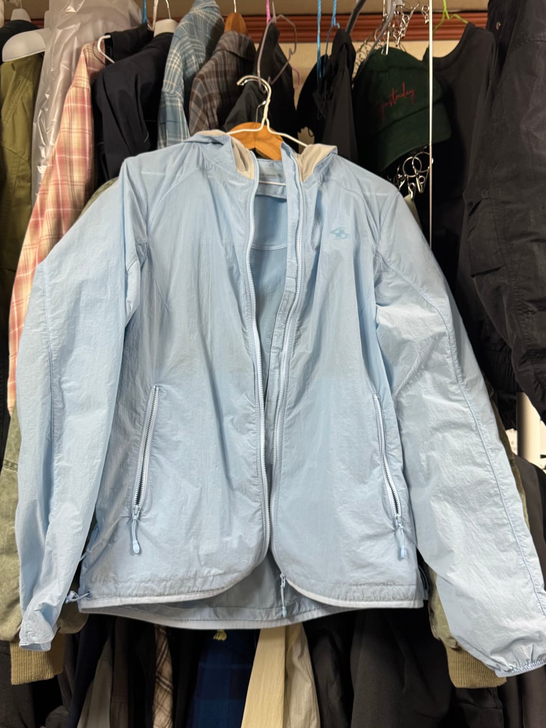 산산기어STREAMLINE HOOD JACKET [SKY BLUE] 상품이미지1