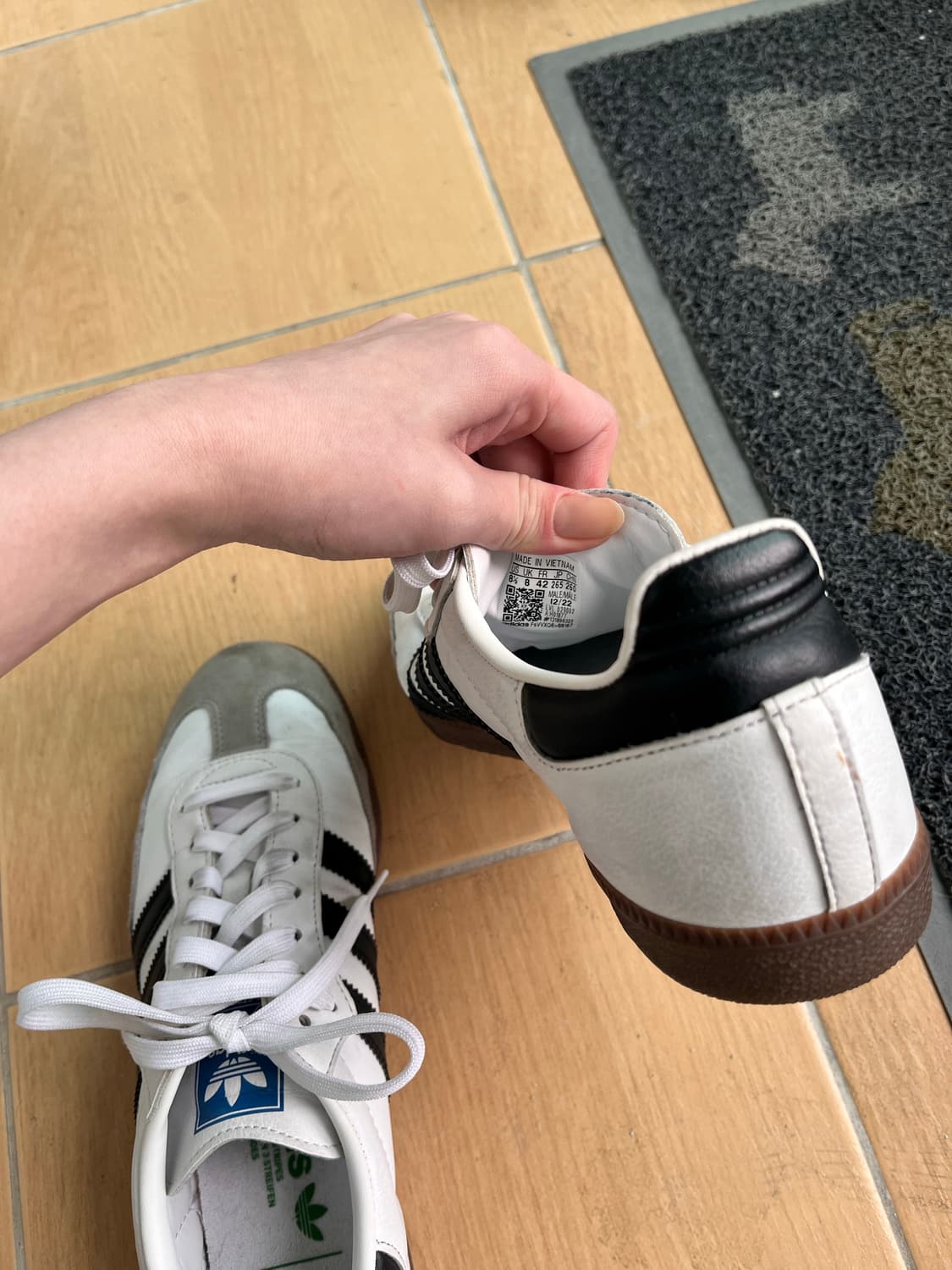 아디다스 삼바 블랙 화이트 265 상품이미지5