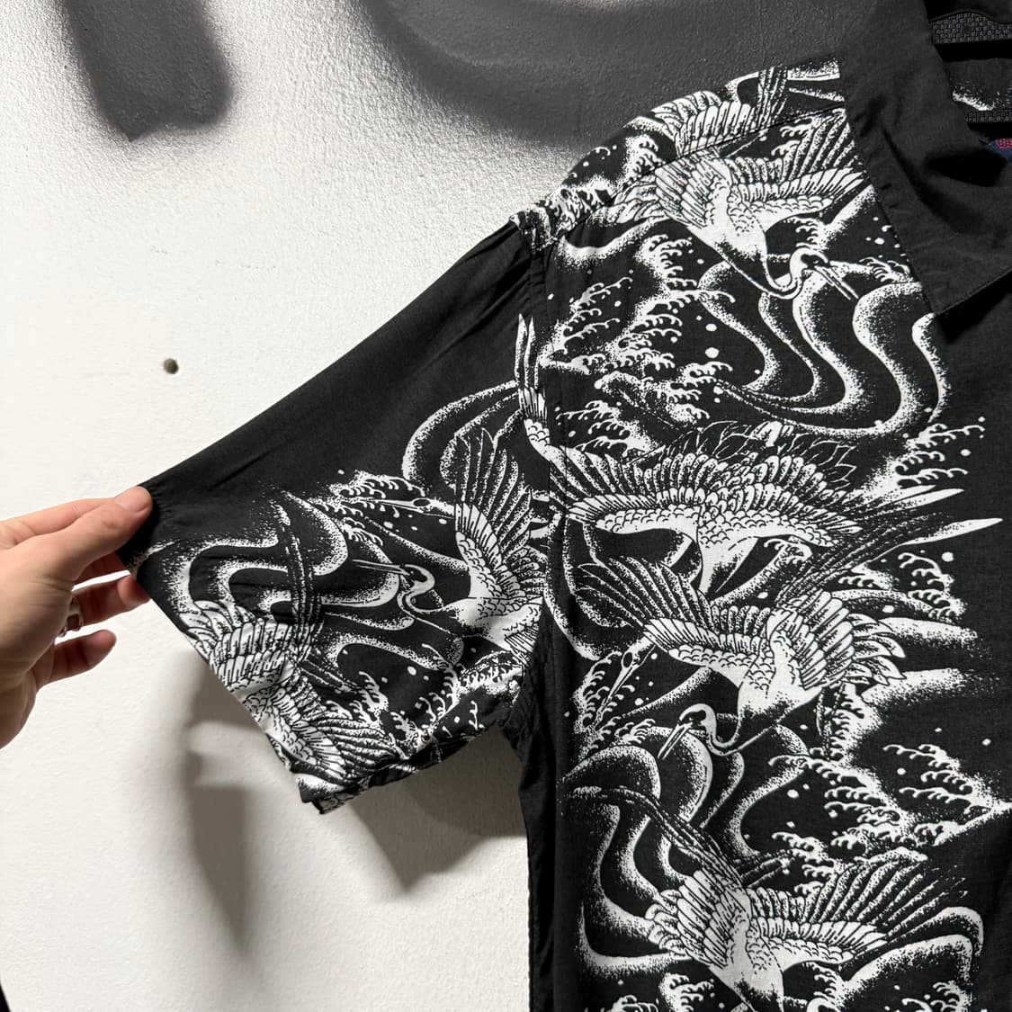 VTG 빈티지 재패니즈 에스닉 오리엔탈 반팔 셔츠 상품이미지4