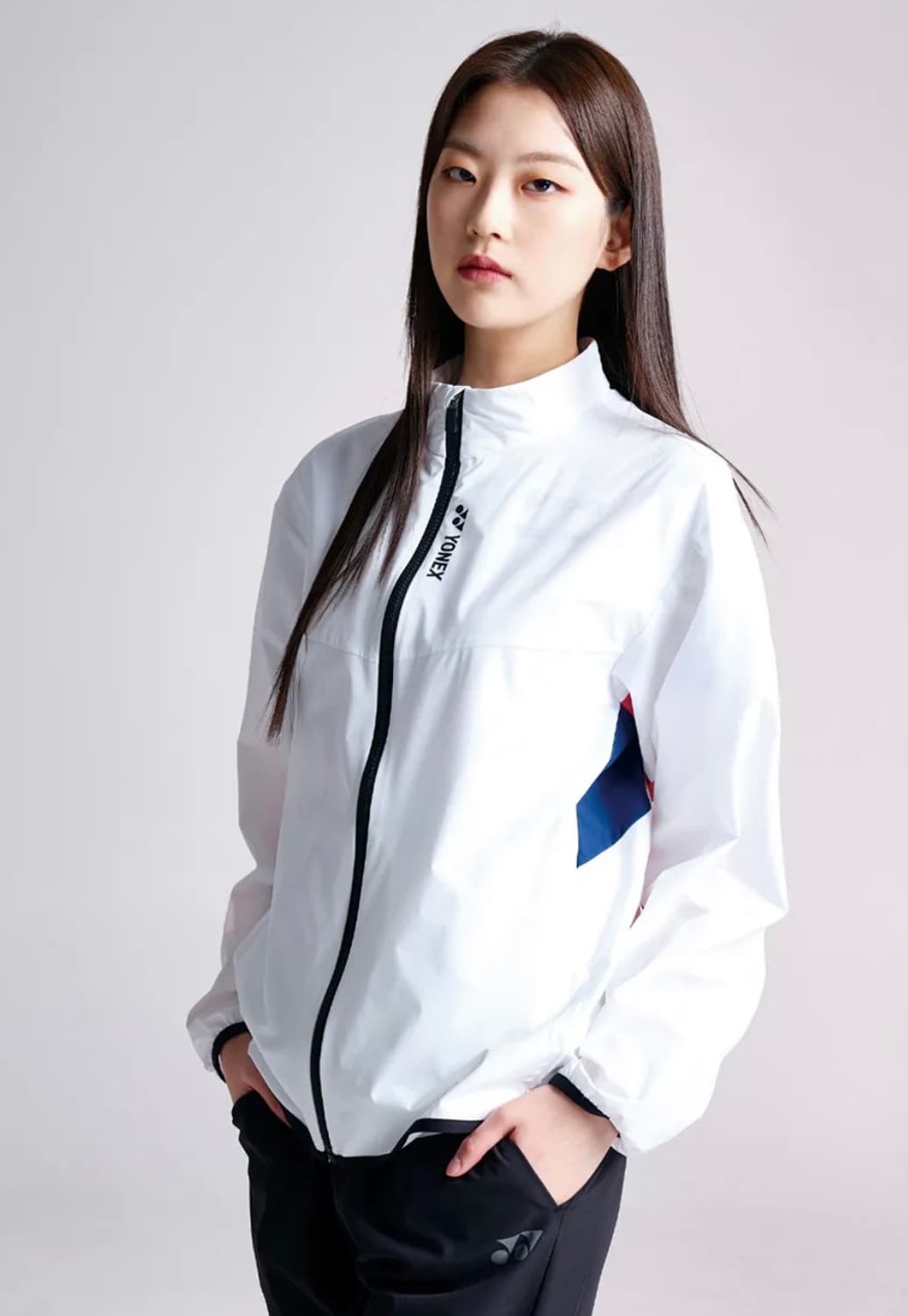 YONEX 요넥스 공용 바람막이 자켓 화이트 85(XS) 상품이미지2