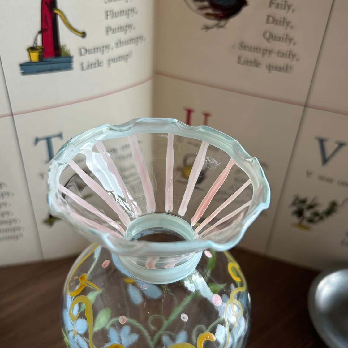 핸드페인티드 빈티지 화병 꽃병  상품이미지5