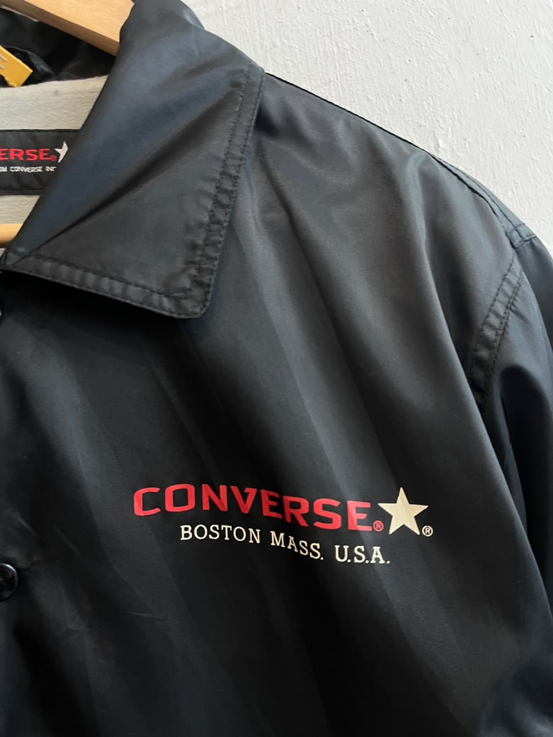 컨버스 재팬 코치자켓 블랙 상품이미지2
