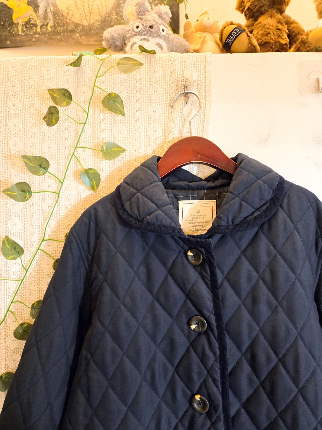 Harris tweed 경량 패딩 상품이미지2