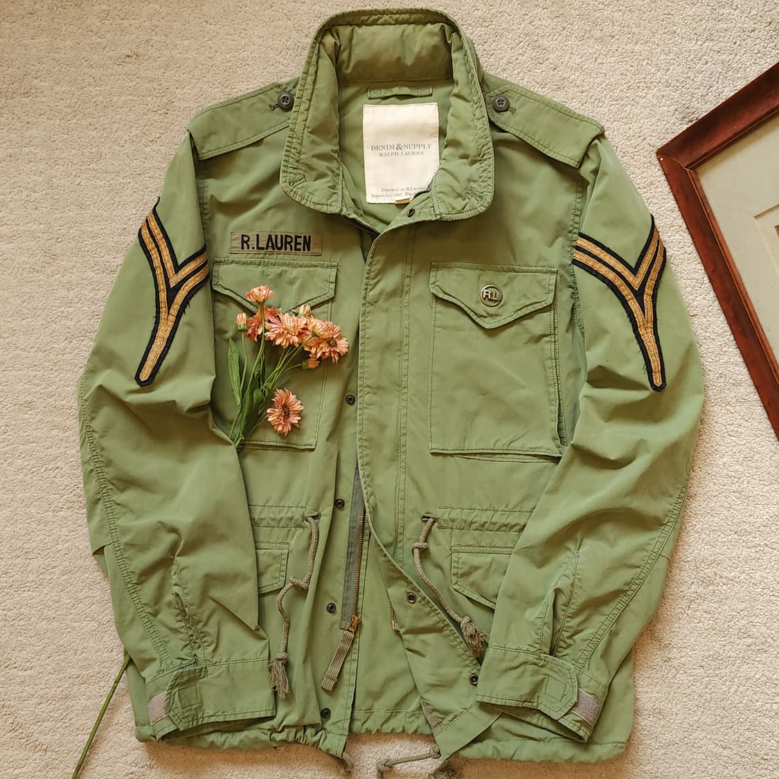 폴로 데님앤서플라이 필드자켓 밀리터리 야상 m65필드 미군자켓 L 상품이미지2