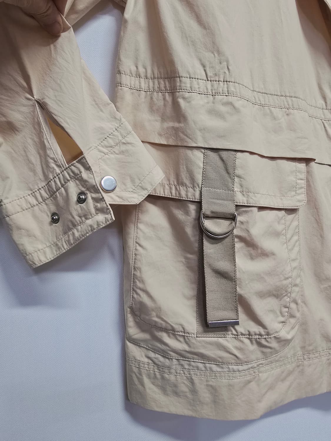 오즈세컨 베이지색 여성  야상 자켓 점퍼 상품이미지4