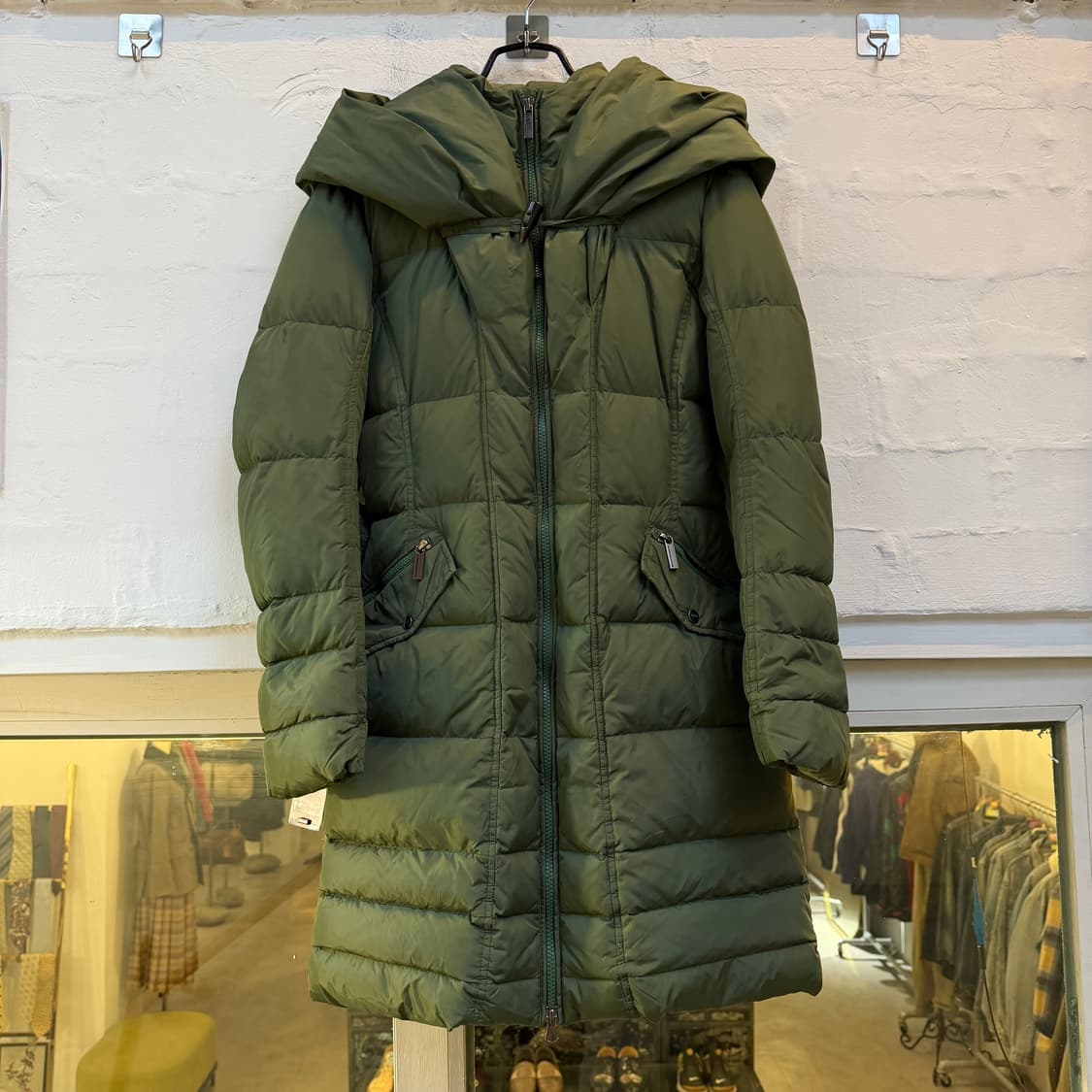 Add 구스 다운 롱패딩 그린 IT42 상품이미지1