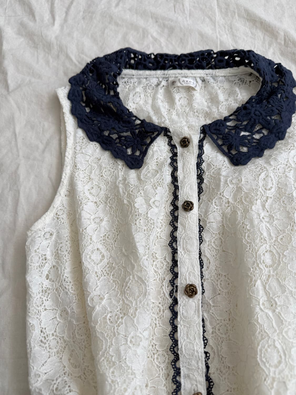 엑시즈팜 아이보리 레이스 페어리 러블리 슬리브리스 상품이미지2