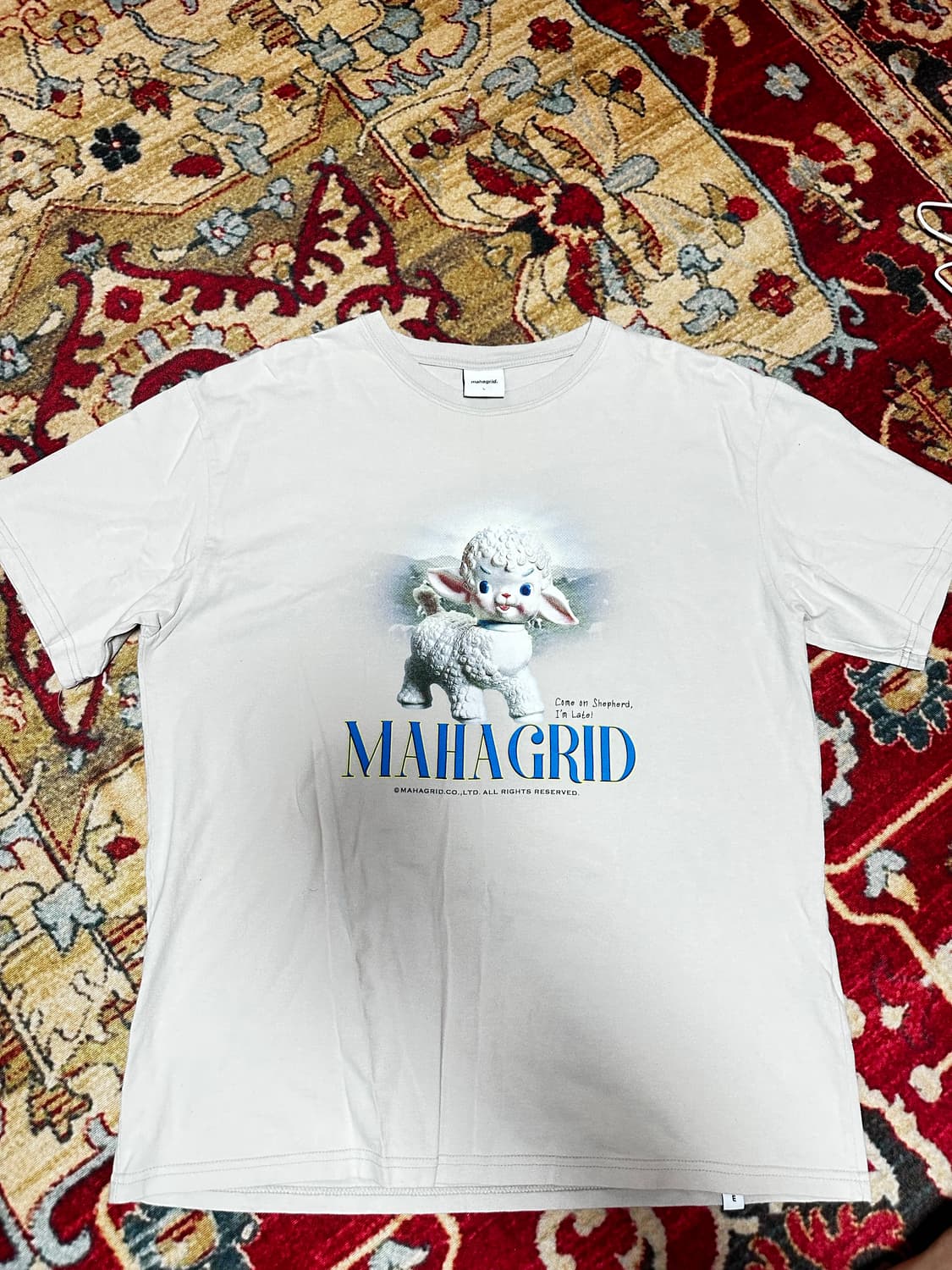 마하그리드 프린팅 반팔 티셔츠 상품이미지1
