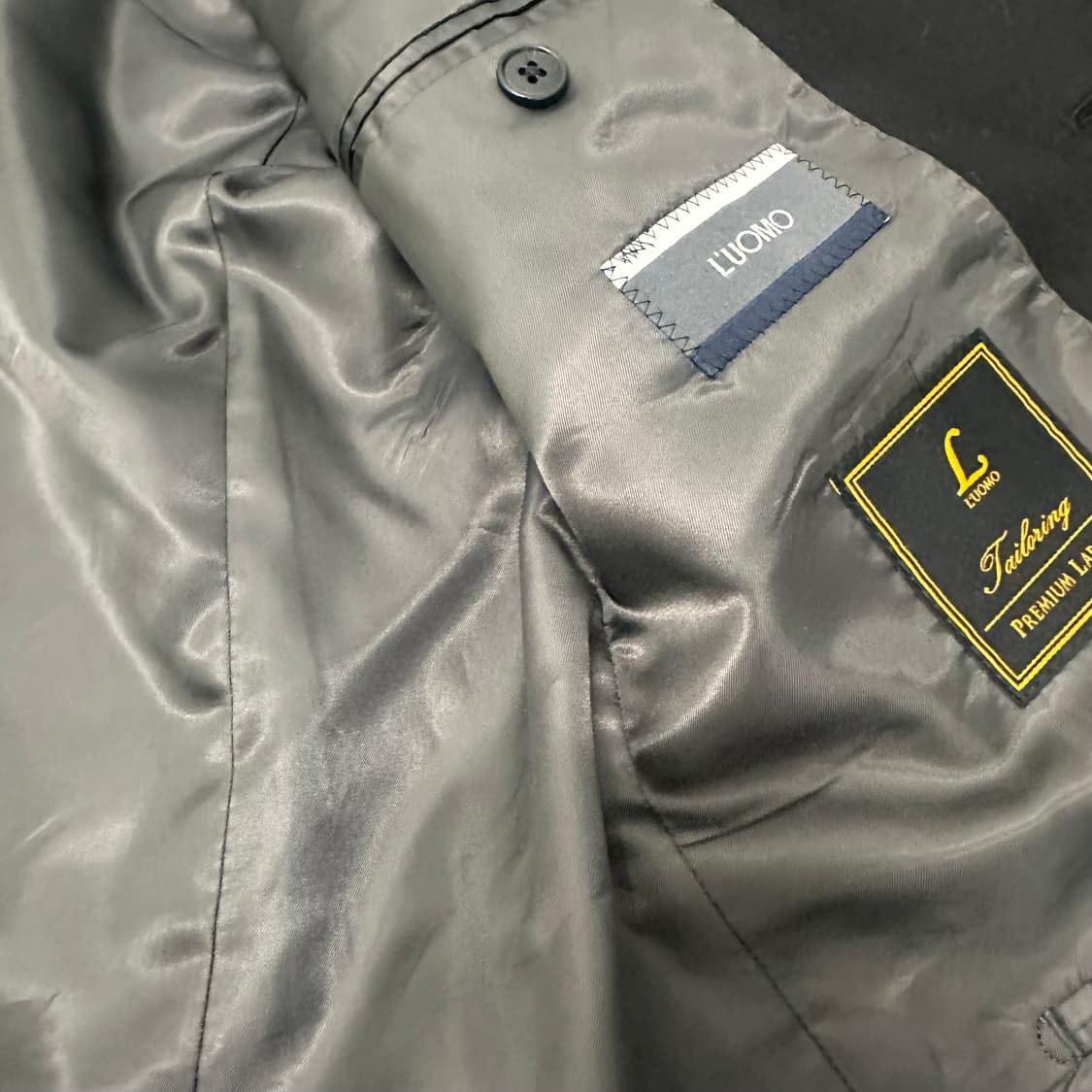 LUOMO 워모 프리미엄라인 캐시미어 울 정장 자켓 블랙 105(XL) 상품이미지8