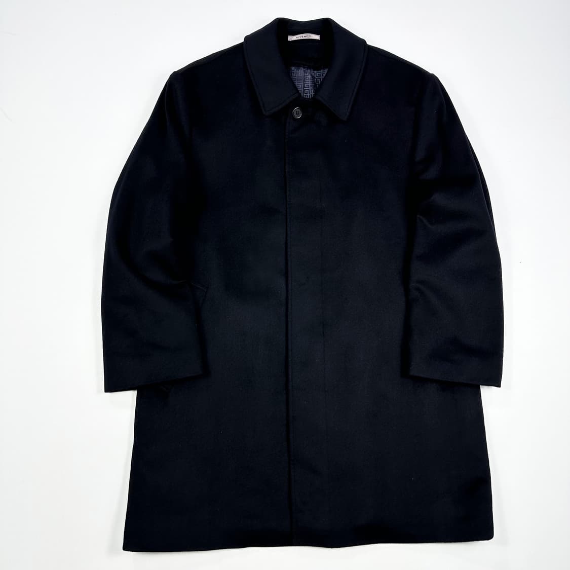 지방시 레트로 캐시미어 블랙 롱코트 자켓 (L) 상품이미지2