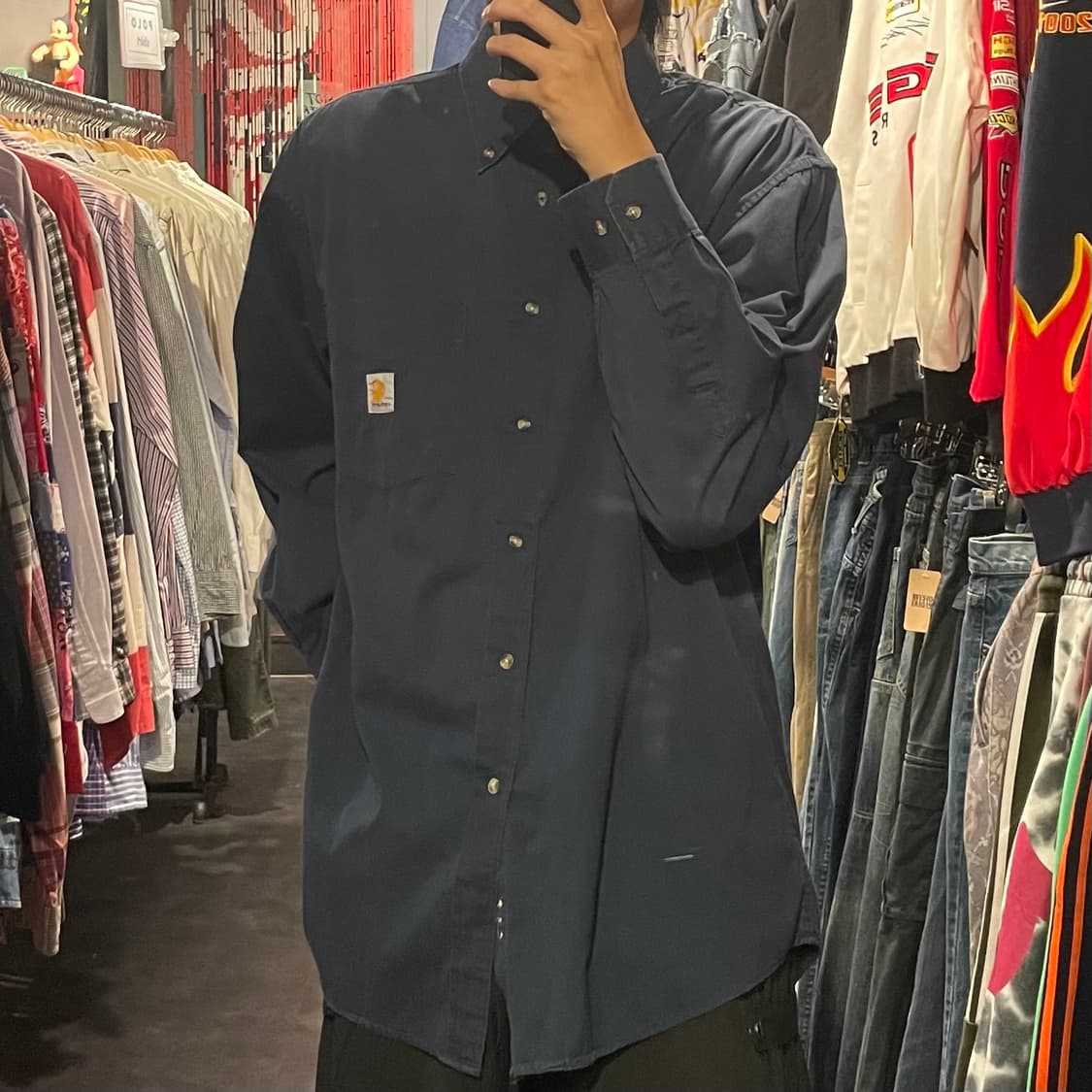 [IM] carhartt 칼하트 블랙 긴팔셔츠 상품이미지5