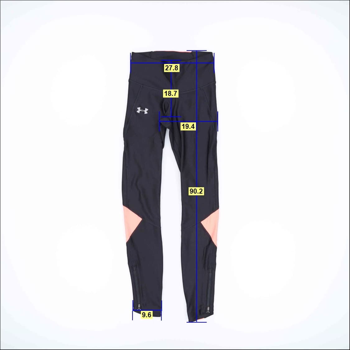 [XS] 언더아머 여성 블랙 레깅스 1231H2 상품이미지5