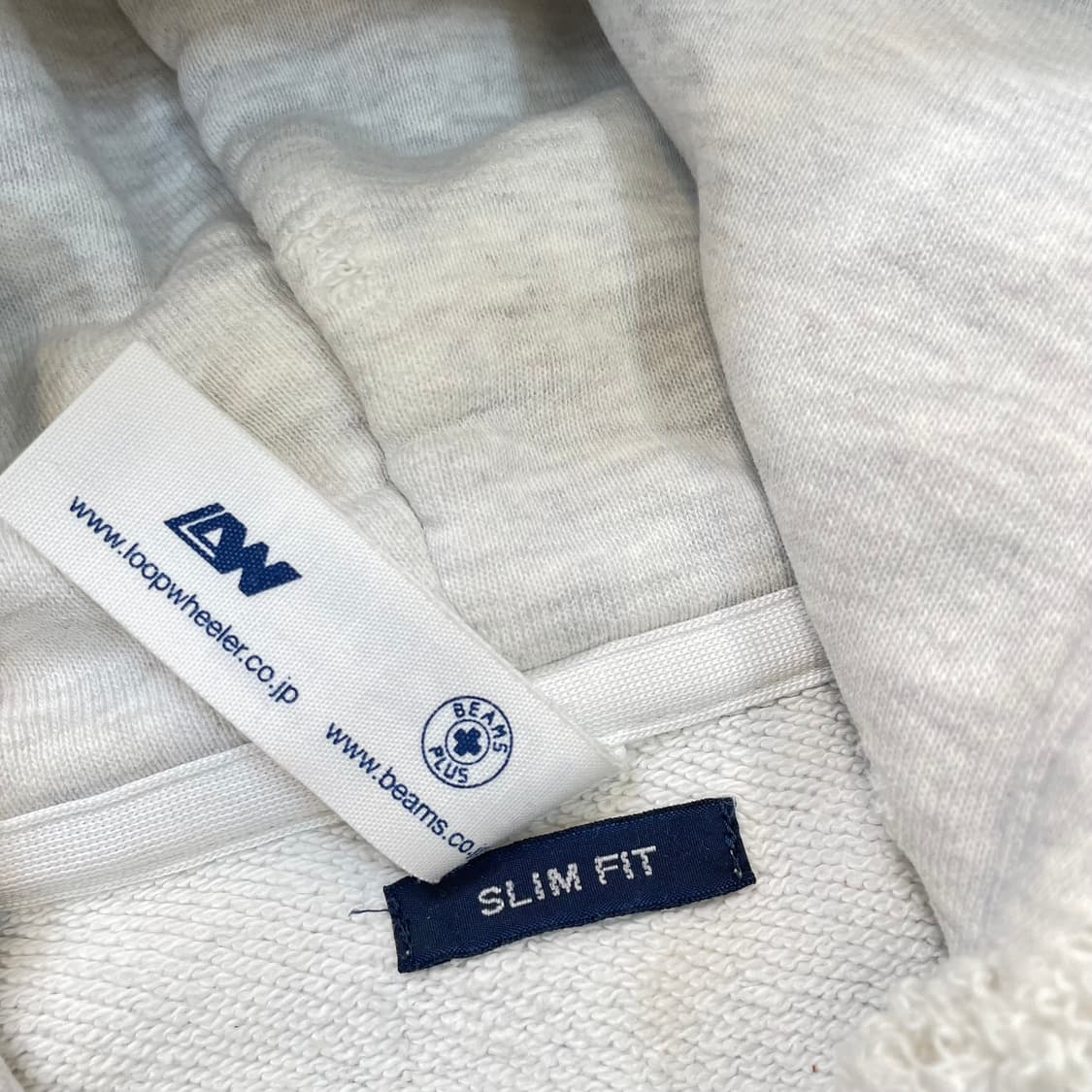 LOOPWHEELER X BEAMS 루프휠러 빔즈 우먼스 후드집업 상품이미지3