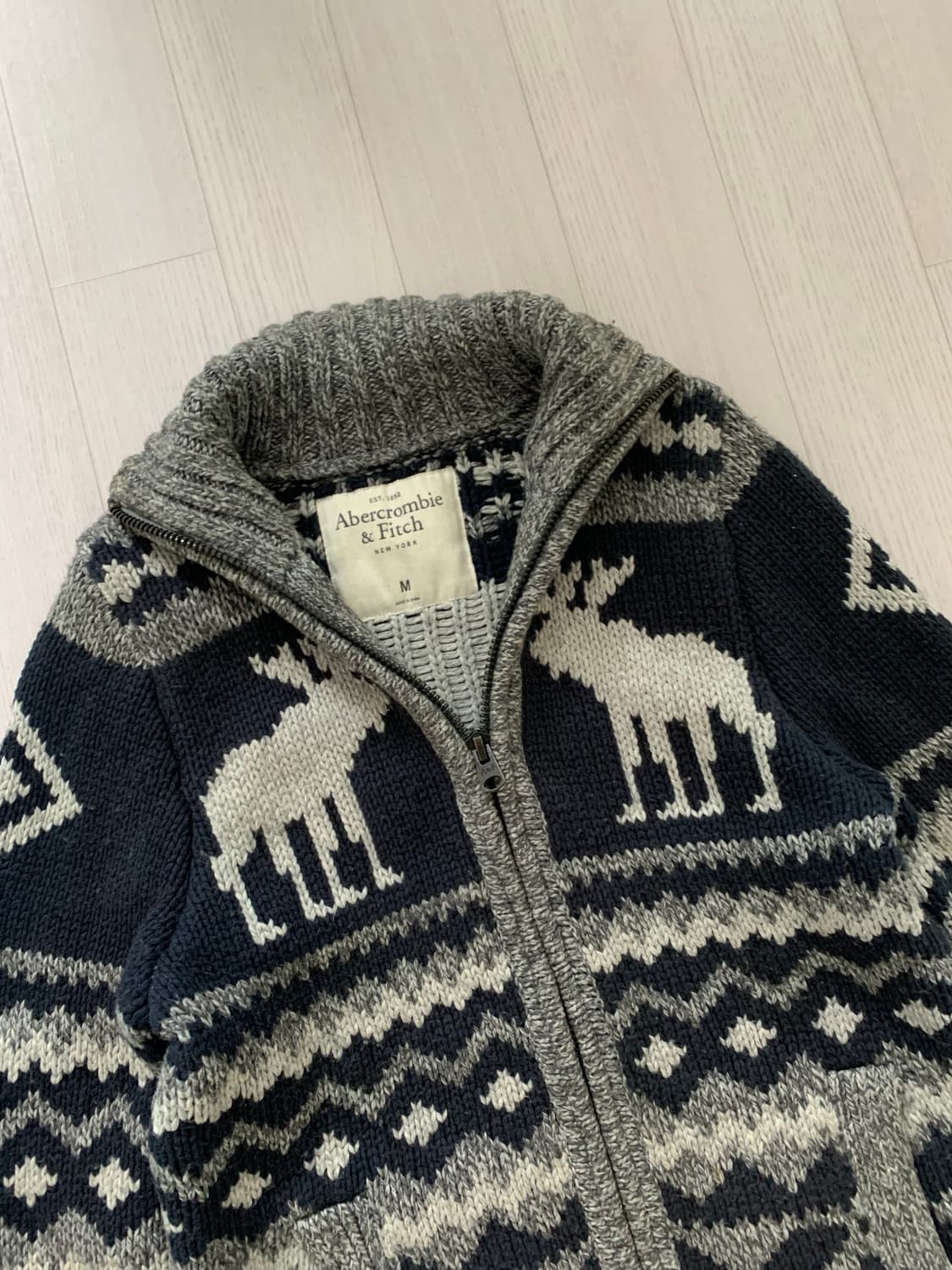 아베크롬비 노르딕 헤비 니트 집업  상품이미지6