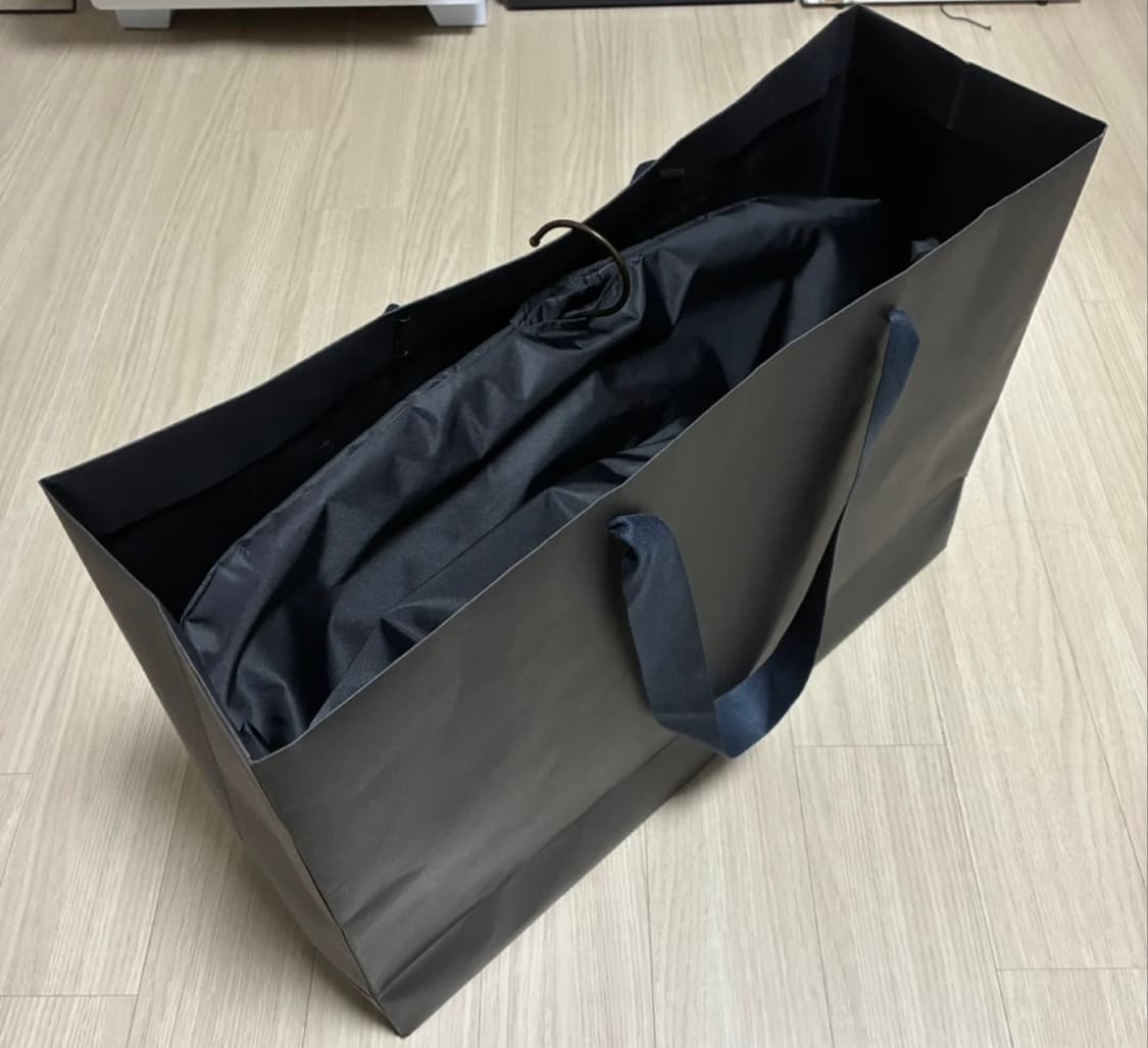 준지 아가일 셔츠 블랙 46 상품이미지5