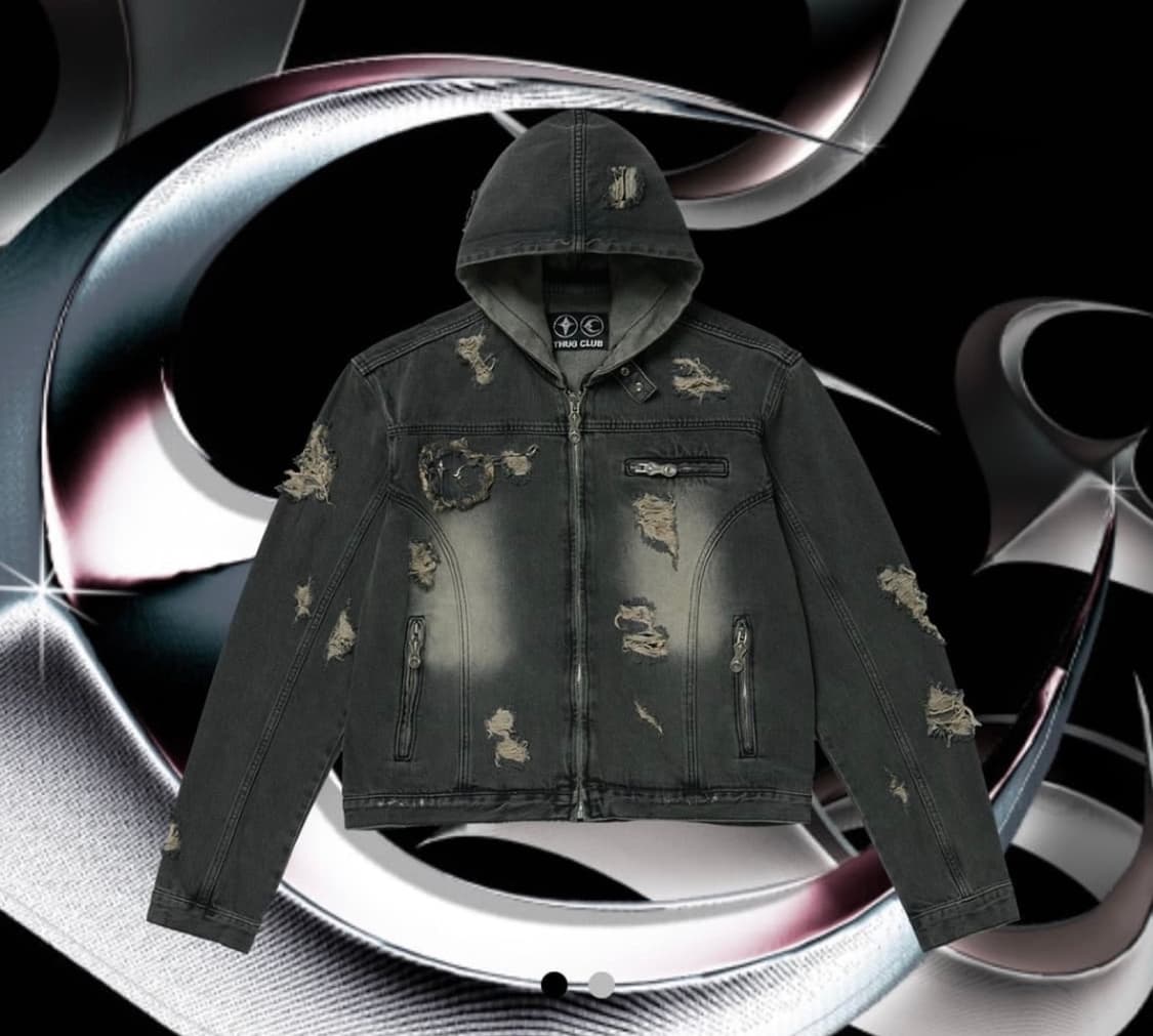 Thug club 데님 자켓 2size 상품이미지1