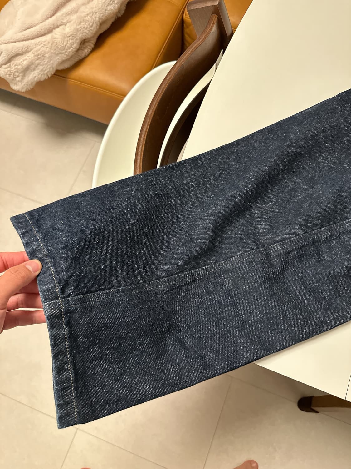 르메르 트위스트 벨트 팬츠 데님 인디고 팝니다 상품이미지4