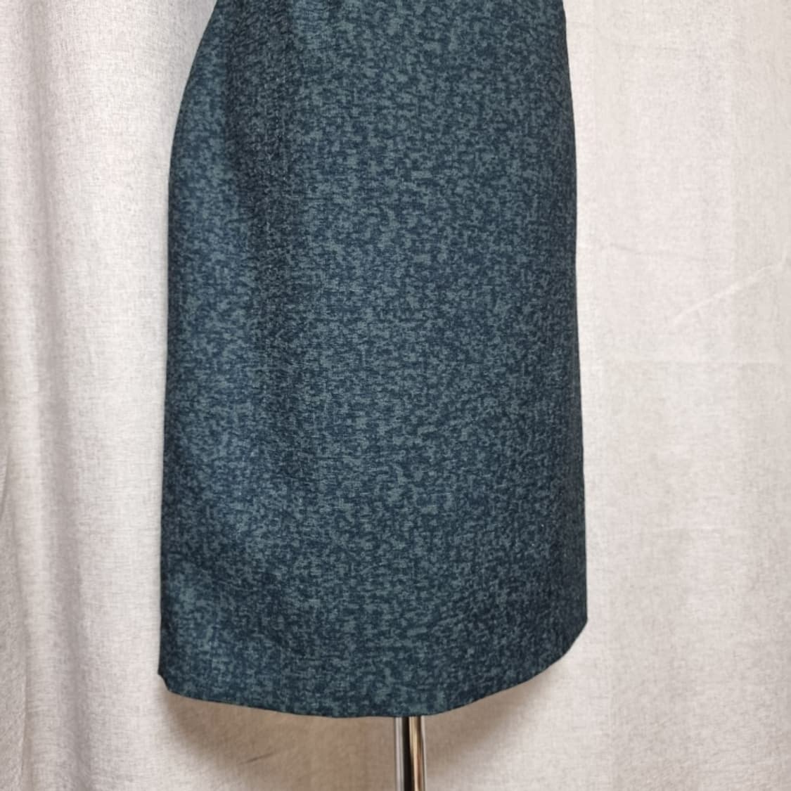 모조에스핀 딥그린 잔잔패천 숏슬리브 원피스 (55)  상품이미지7